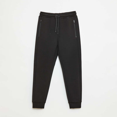 Neoprene-style Joggers BLACK