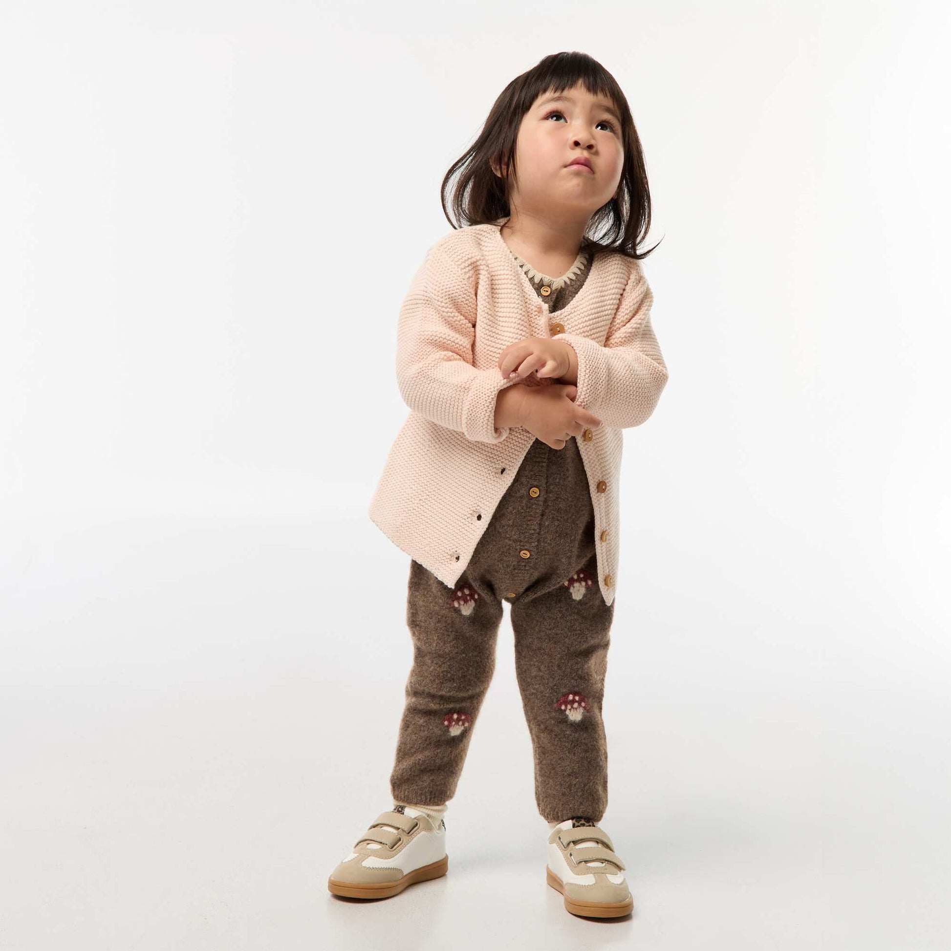 Long Knit Jumpsuit BROWN