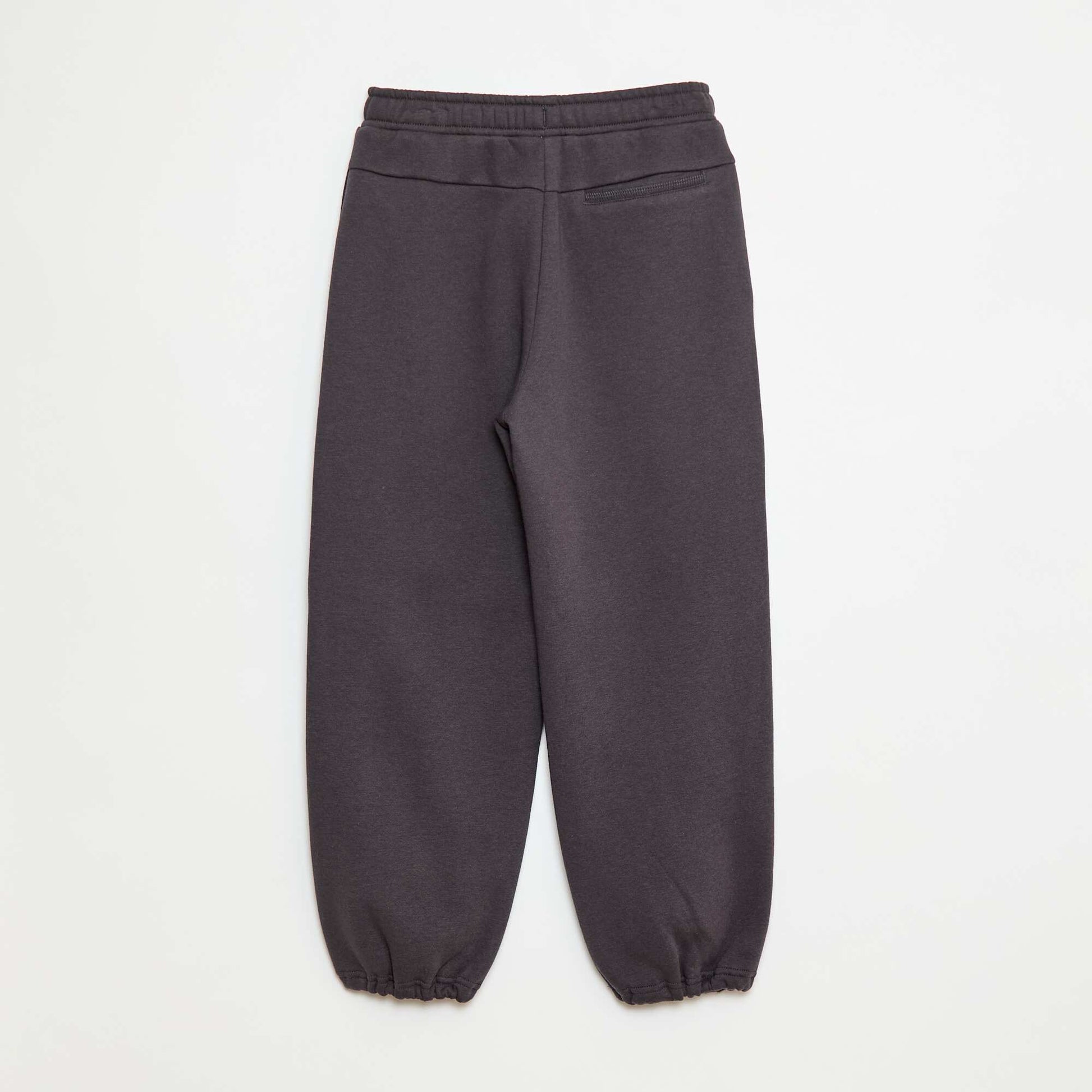 Joggers with Embroidered Detail BLACK