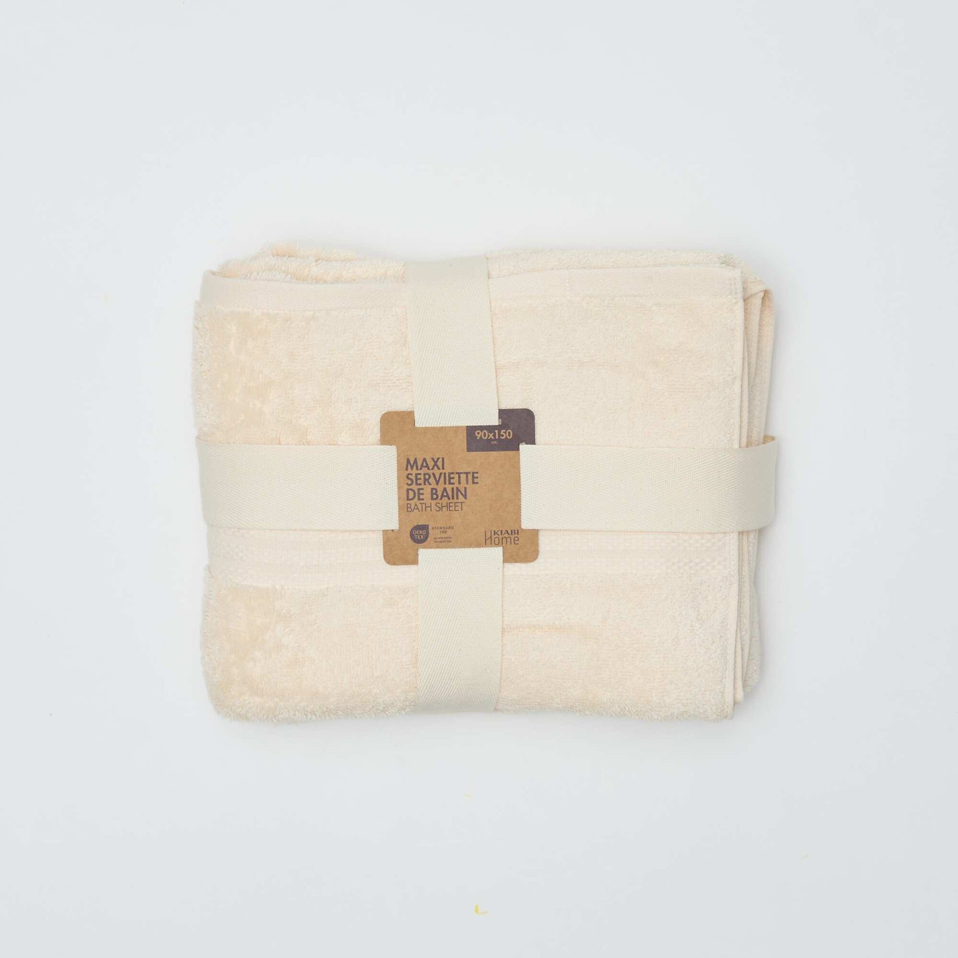 Bath towel (90x150 cm) - Kiabi Home WHITE