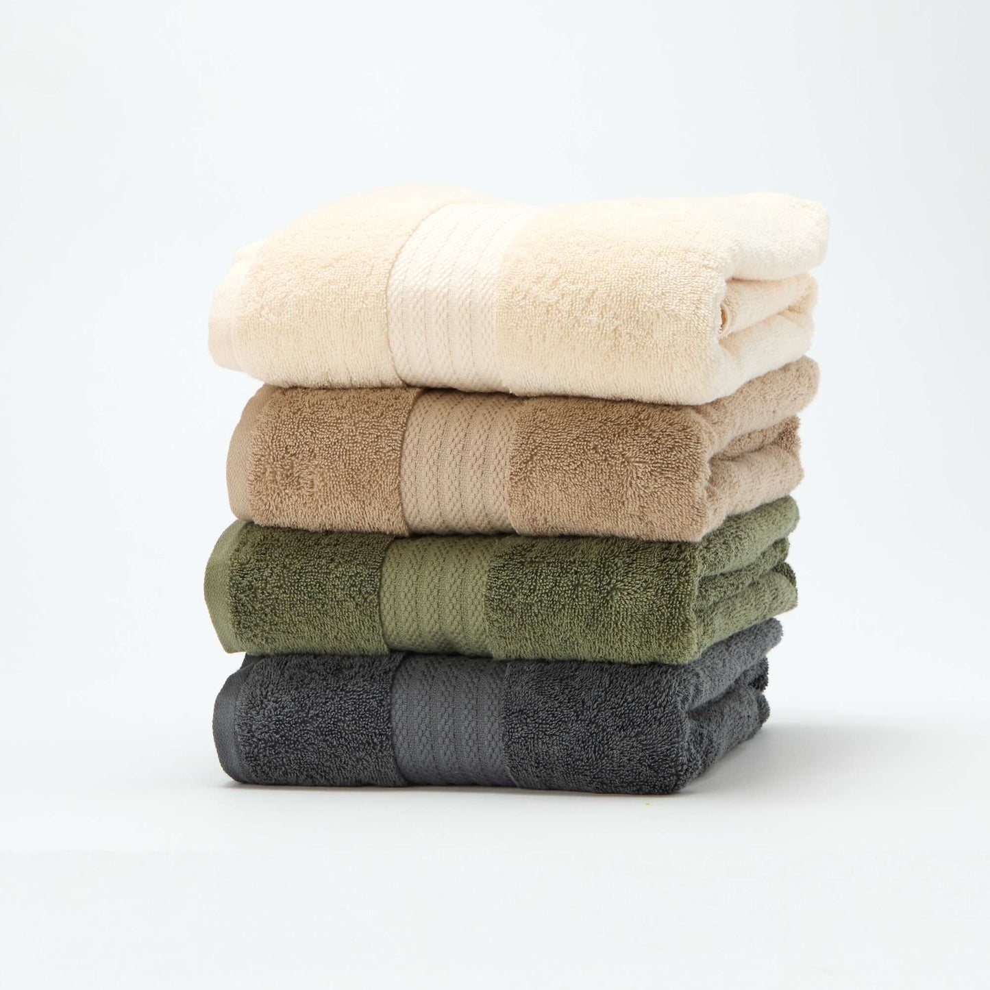 Bath towel (90x150 cm) - Kiabi Home WHITE