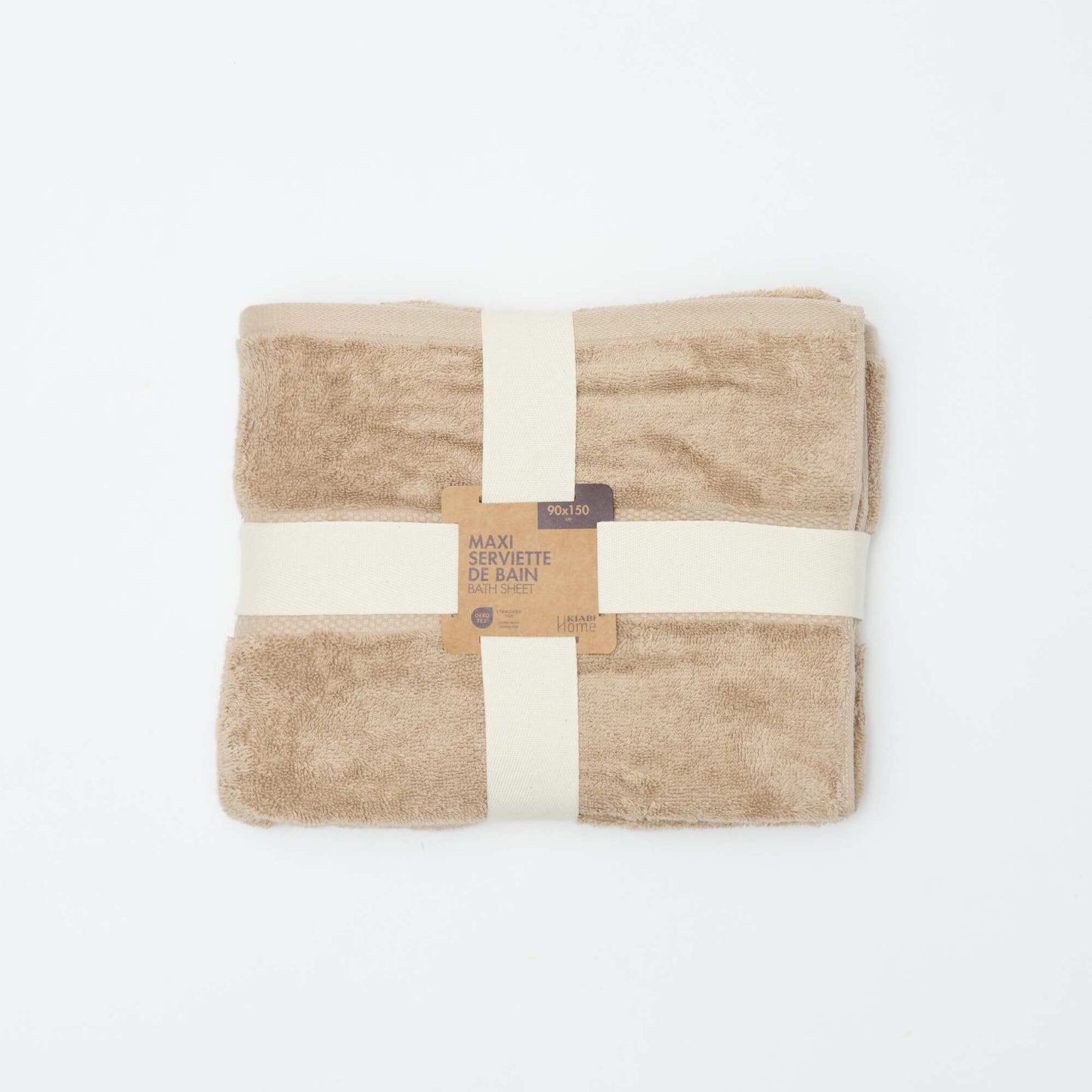 Bath towel (90x150 cm) - Kiabi Home BEIGE