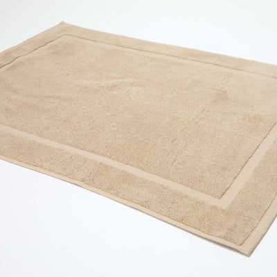 Bath Mat 80 x 50 cm BEIGE