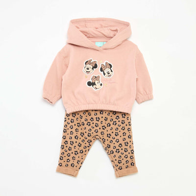 Disney 'Minnie' Sweatshirt + Leggings Set PINK