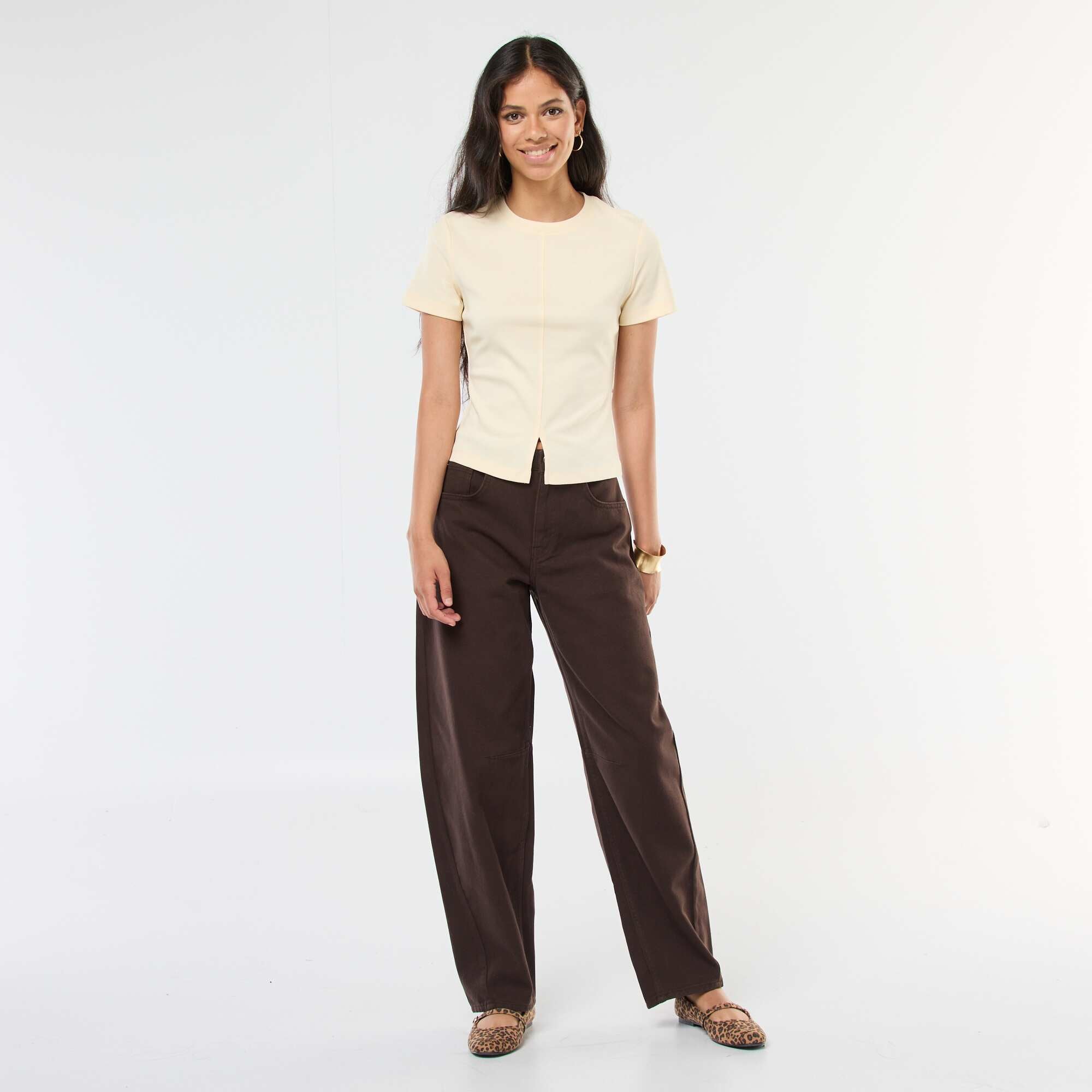Brown Knit Pants main image 0