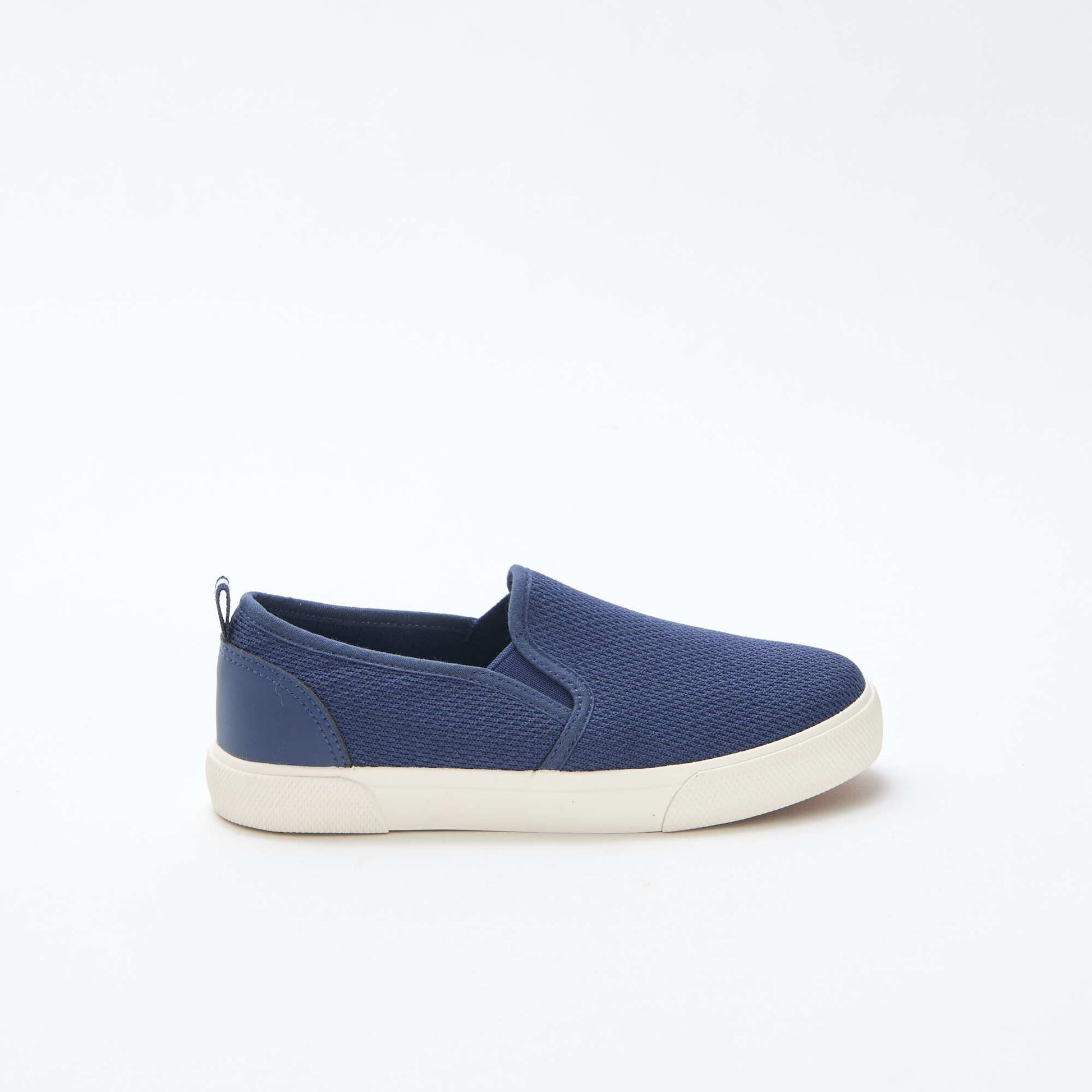 Plain Mesh Slip-On Low-Top Sneakers BLUE