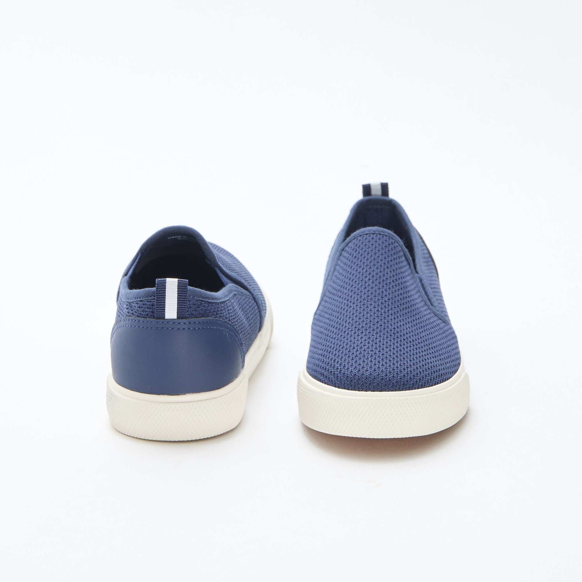 Plain Mesh Slip-On Low-Top Sneakers BLUE