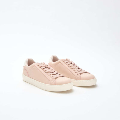 Shimmering Suedette Low-Top Sneakers BEIGE