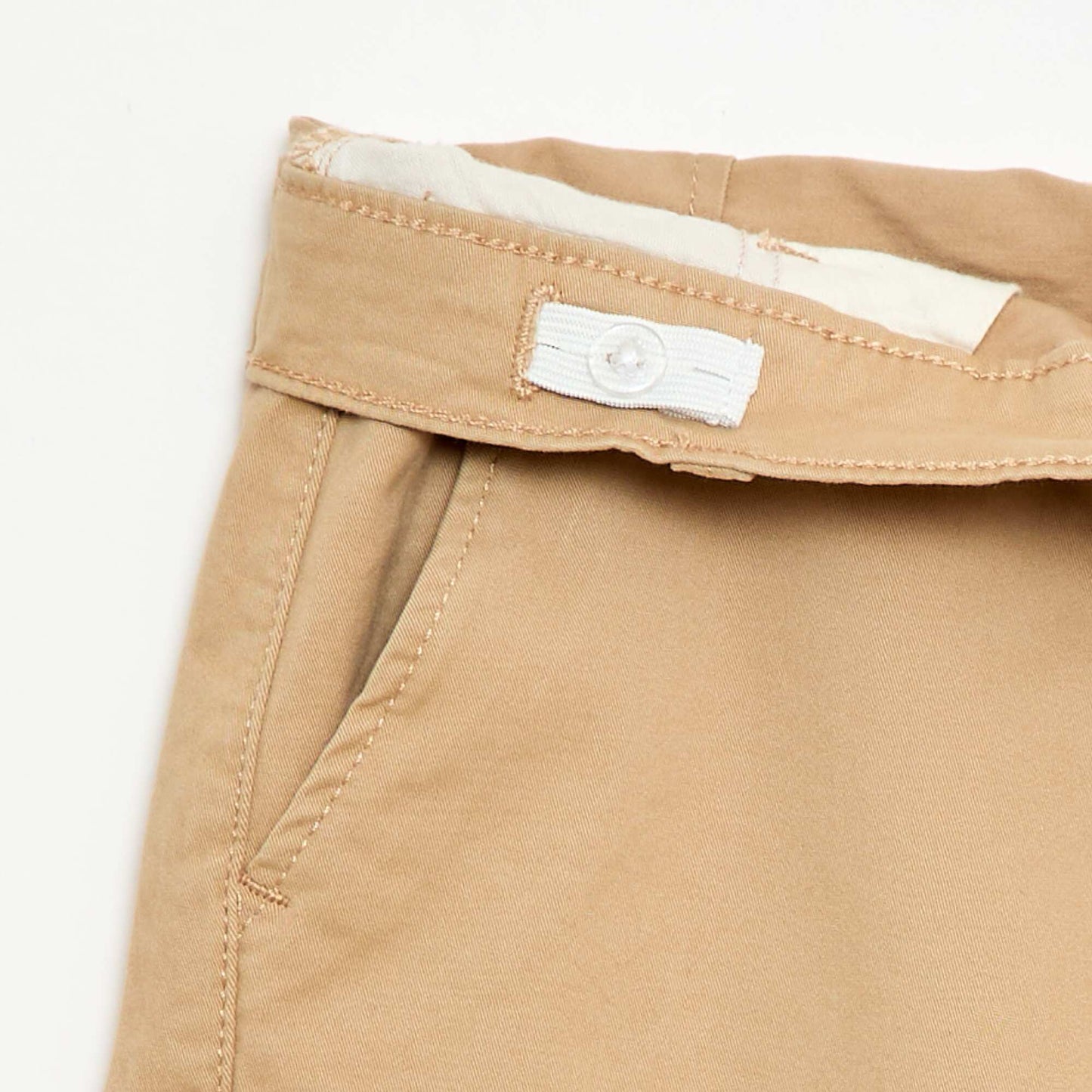 Twill Chino Bermuda Shorts BEIGE