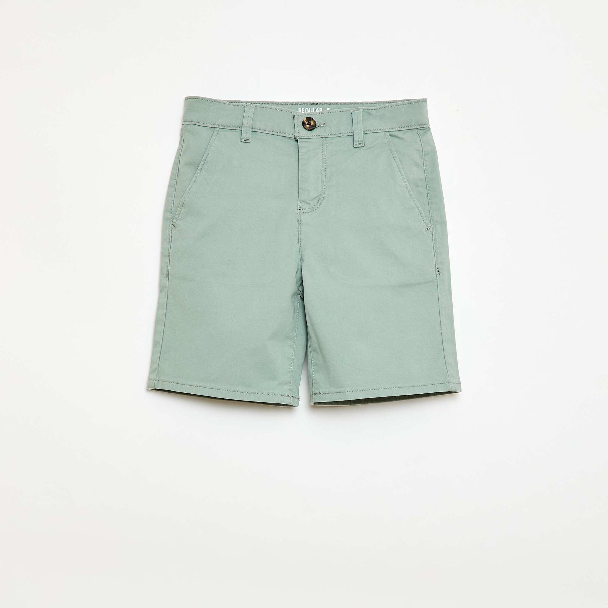 Twill Chino Bermuda Shorts BLUE