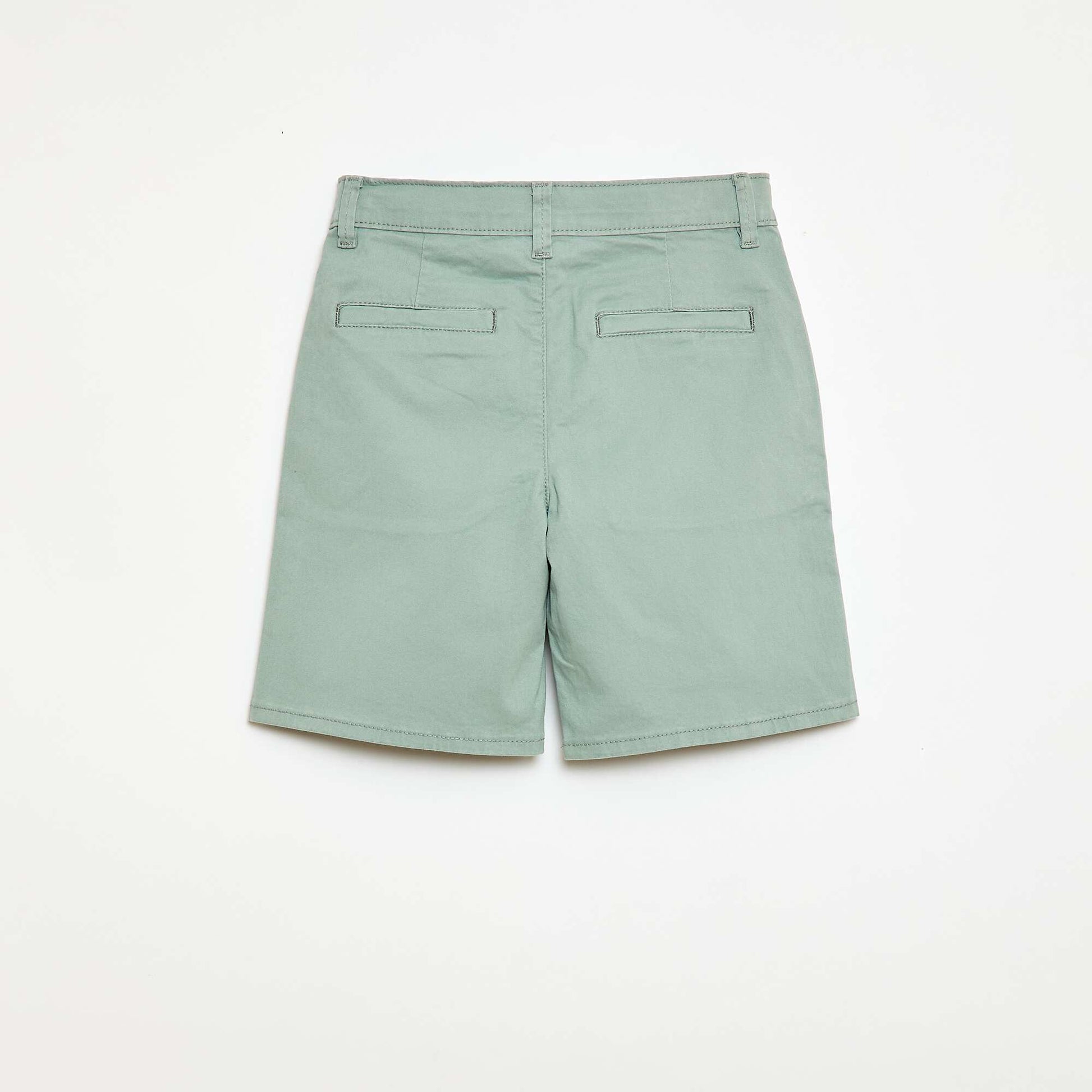 Twill Chino Bermuda Shorts BLUE
