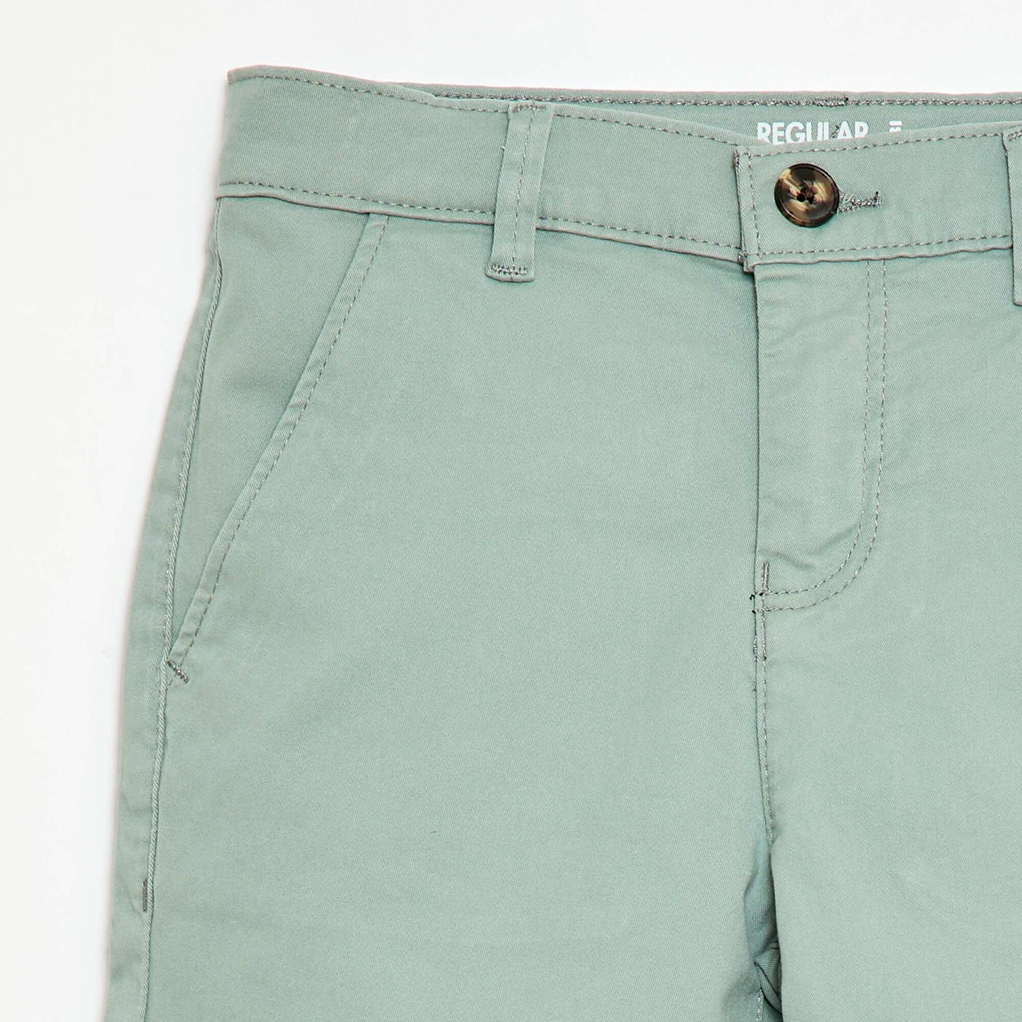 Twill Chino Bermuda Shorts BLUE