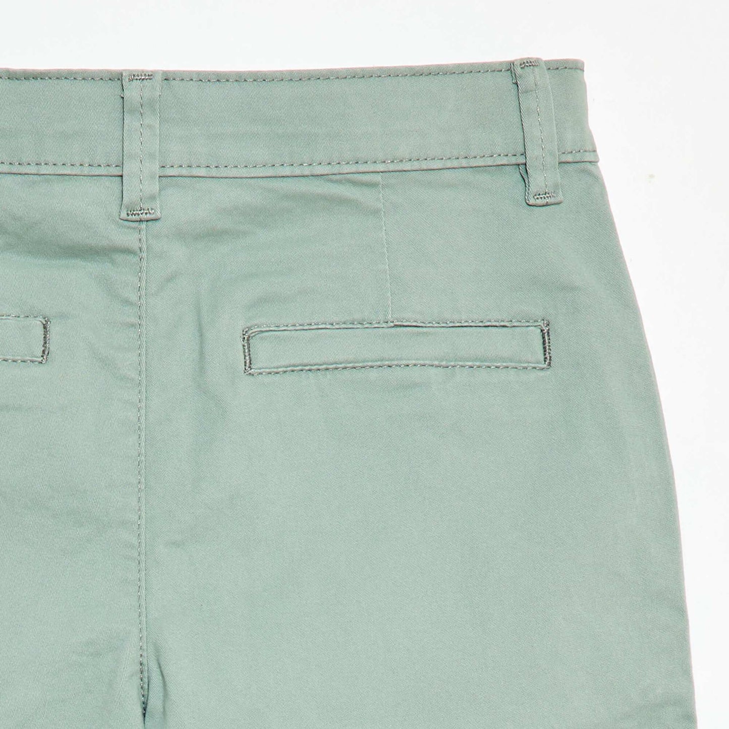 Twill Chino Bermuda Shorts BLUE