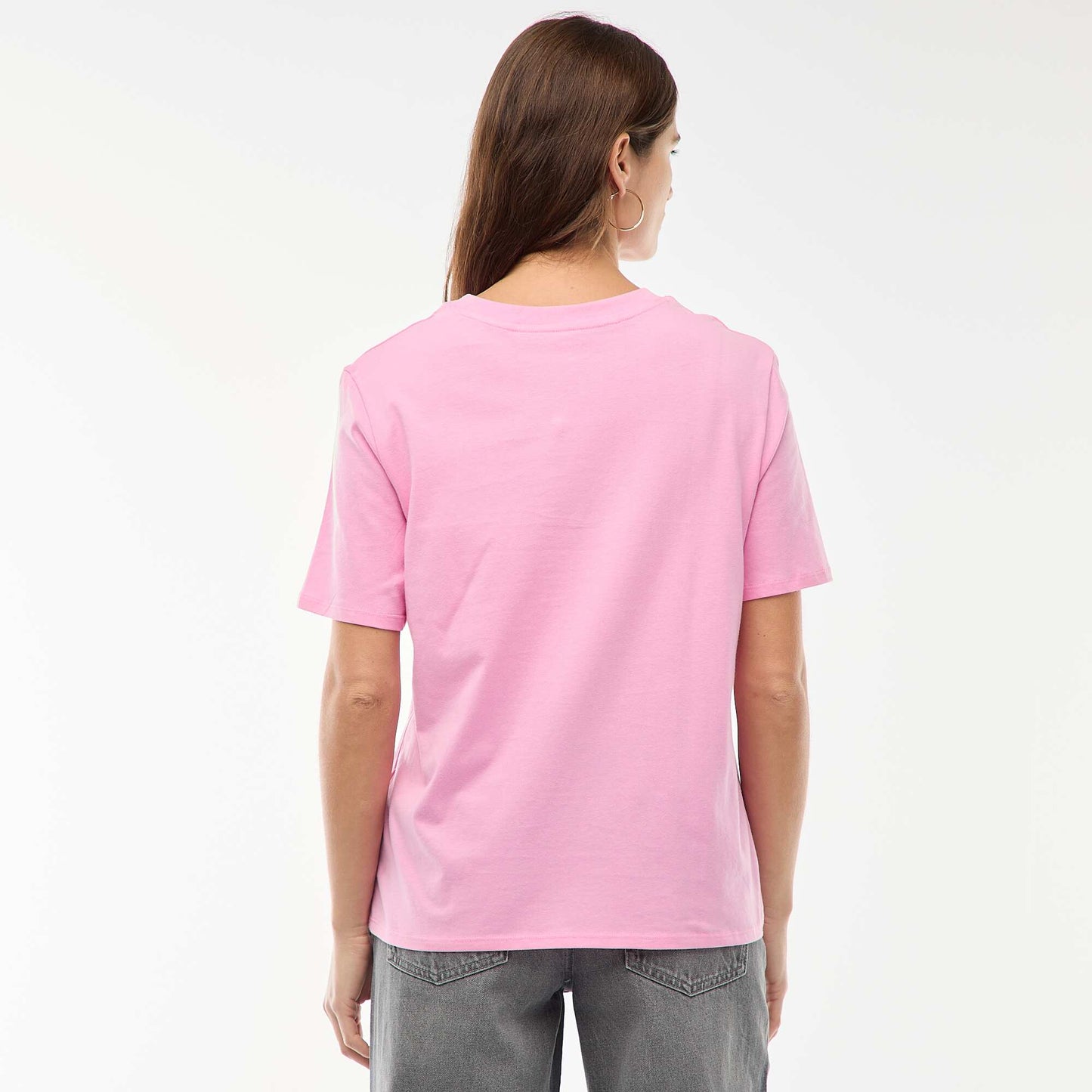 Printed Short-Sleeve T-shirt PINK