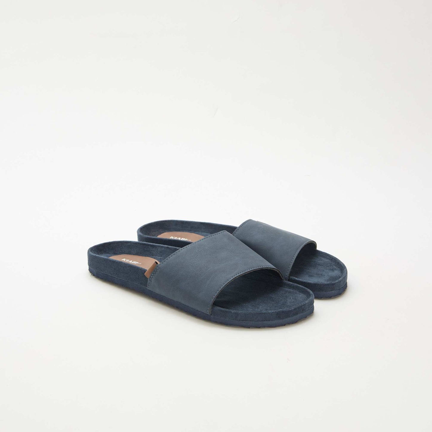 Single Strap Mules BLUE