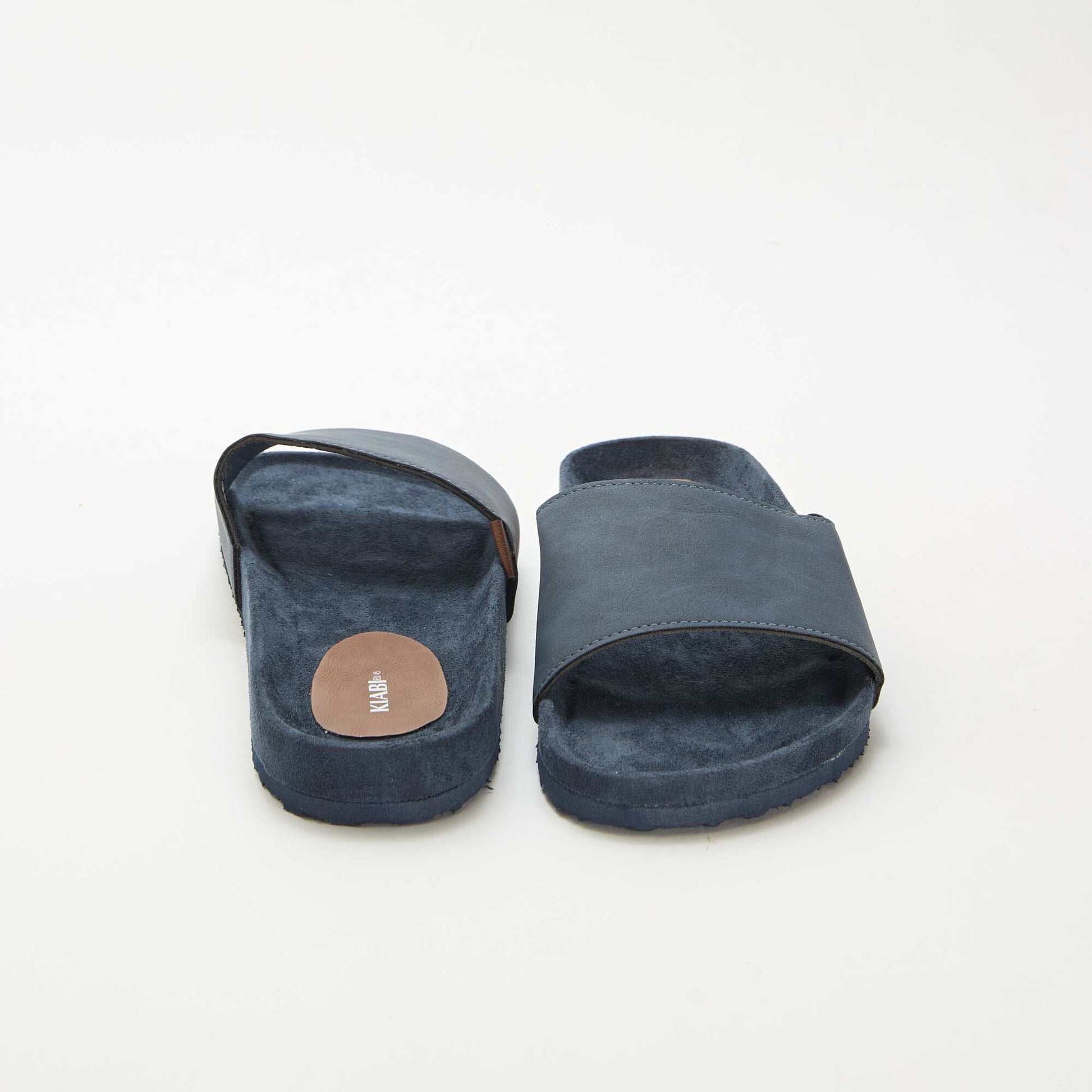 Single Strap Mules BLUE
