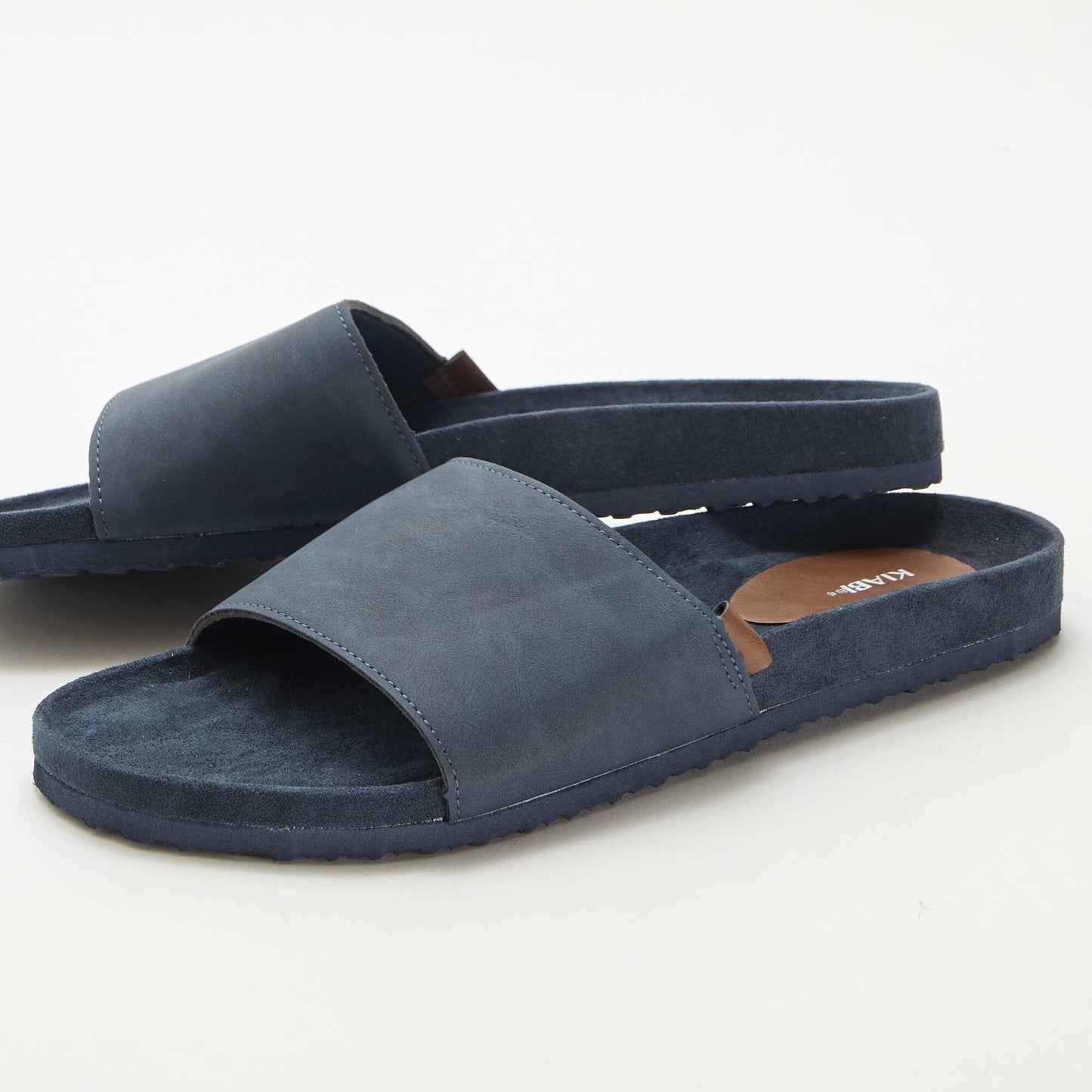 Single Strap Mules BLUE