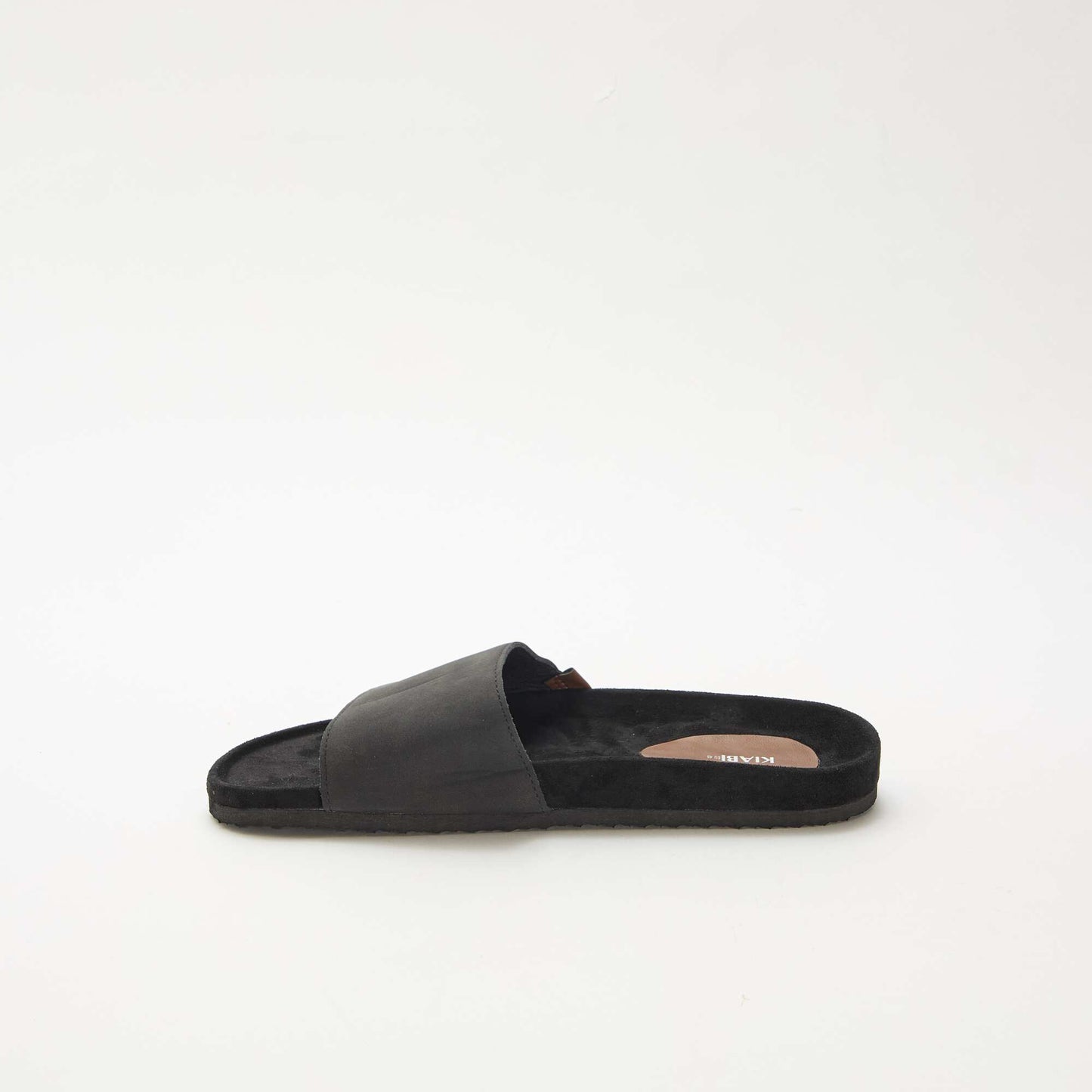 Single Strap Mules BLACK