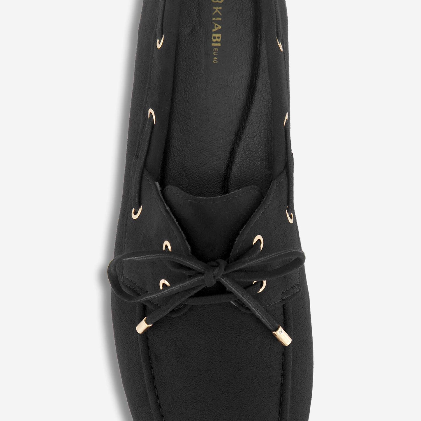 Lace-Up Loafers BLACK