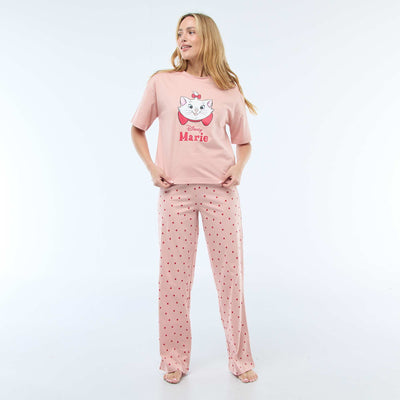 Marie Print 2-Piece Pajama Set PINK