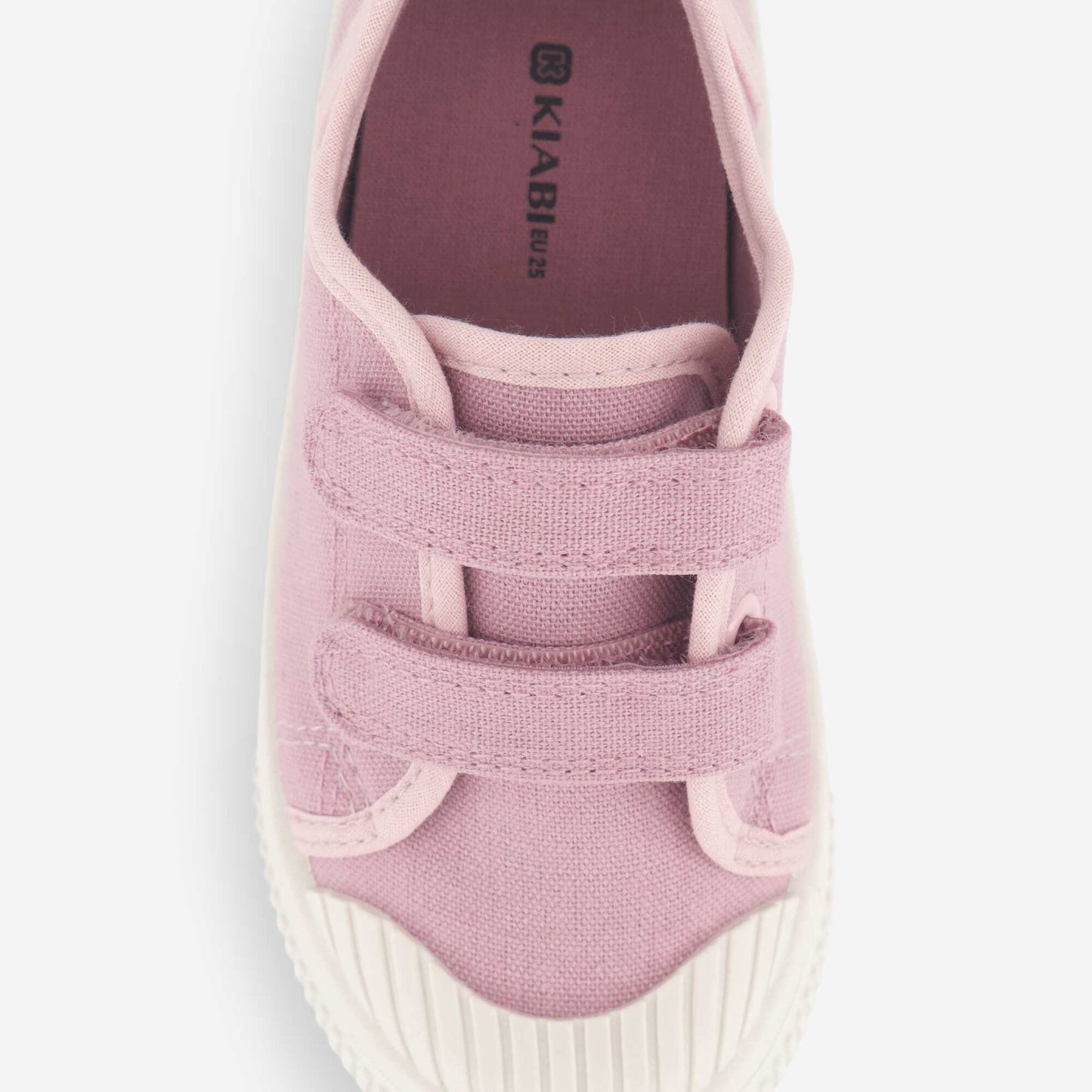 Checkerboard Print Canvas Sneakers PINK