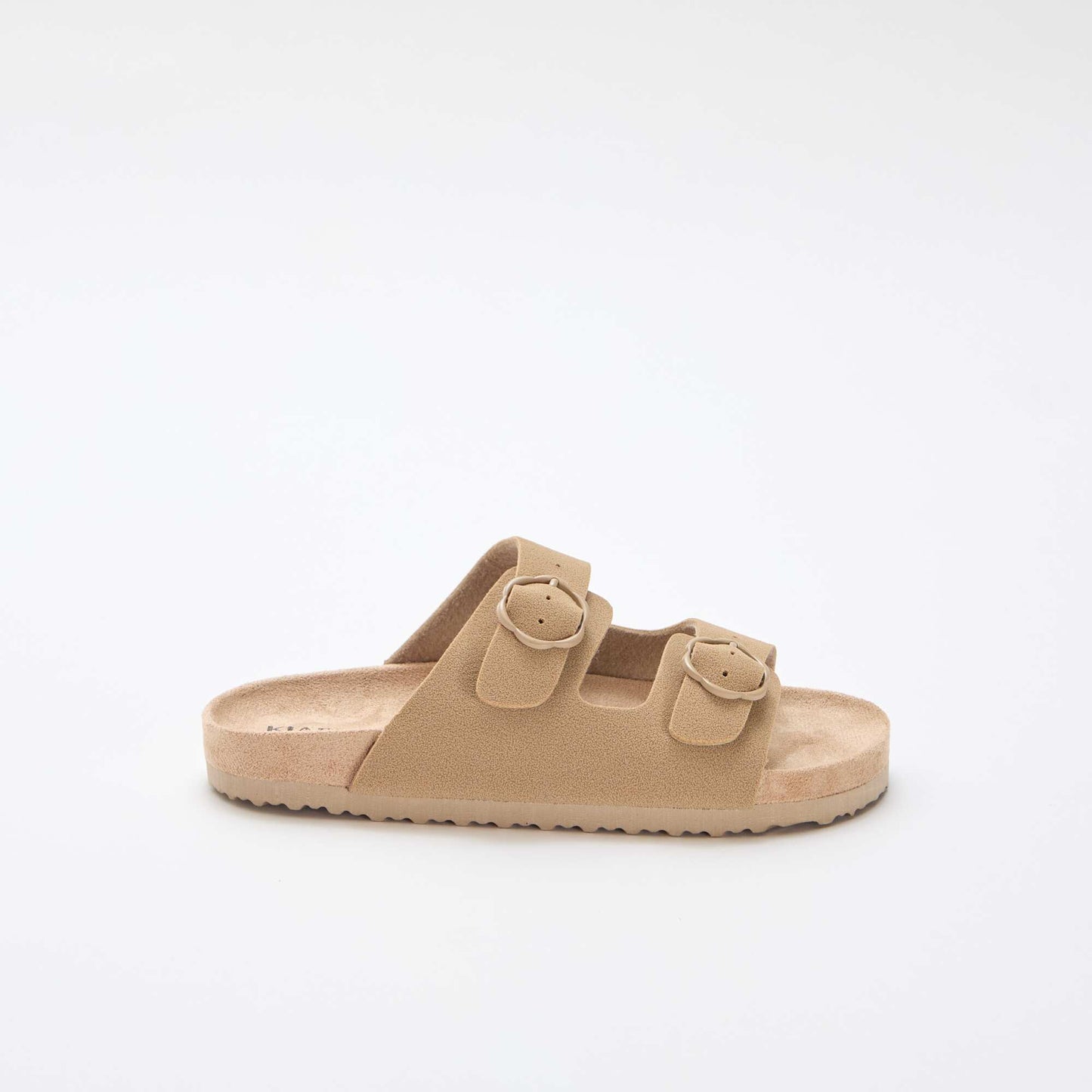 Double Strap Mules BEIGE