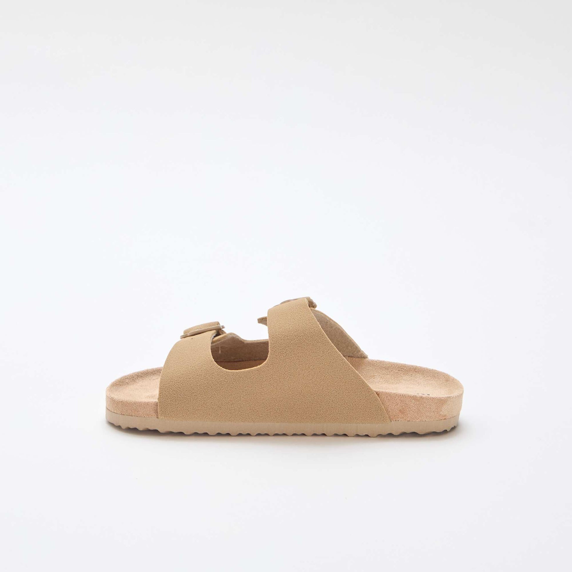 Double Strap Mules BEIGE