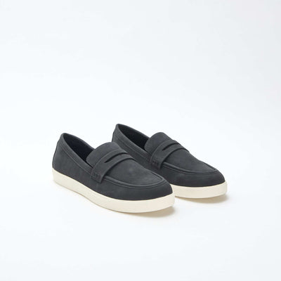 Faux Suede Moccasins BLACK