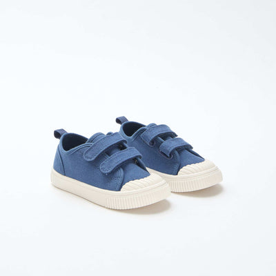 Plain Canvas Sneakers BLUE