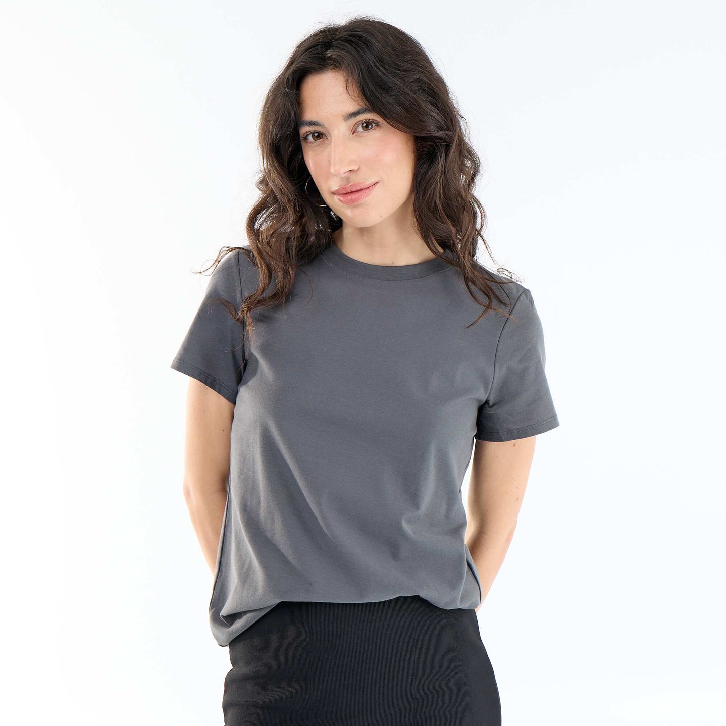 Short-Sleeve Jersey T-Shirt GREY