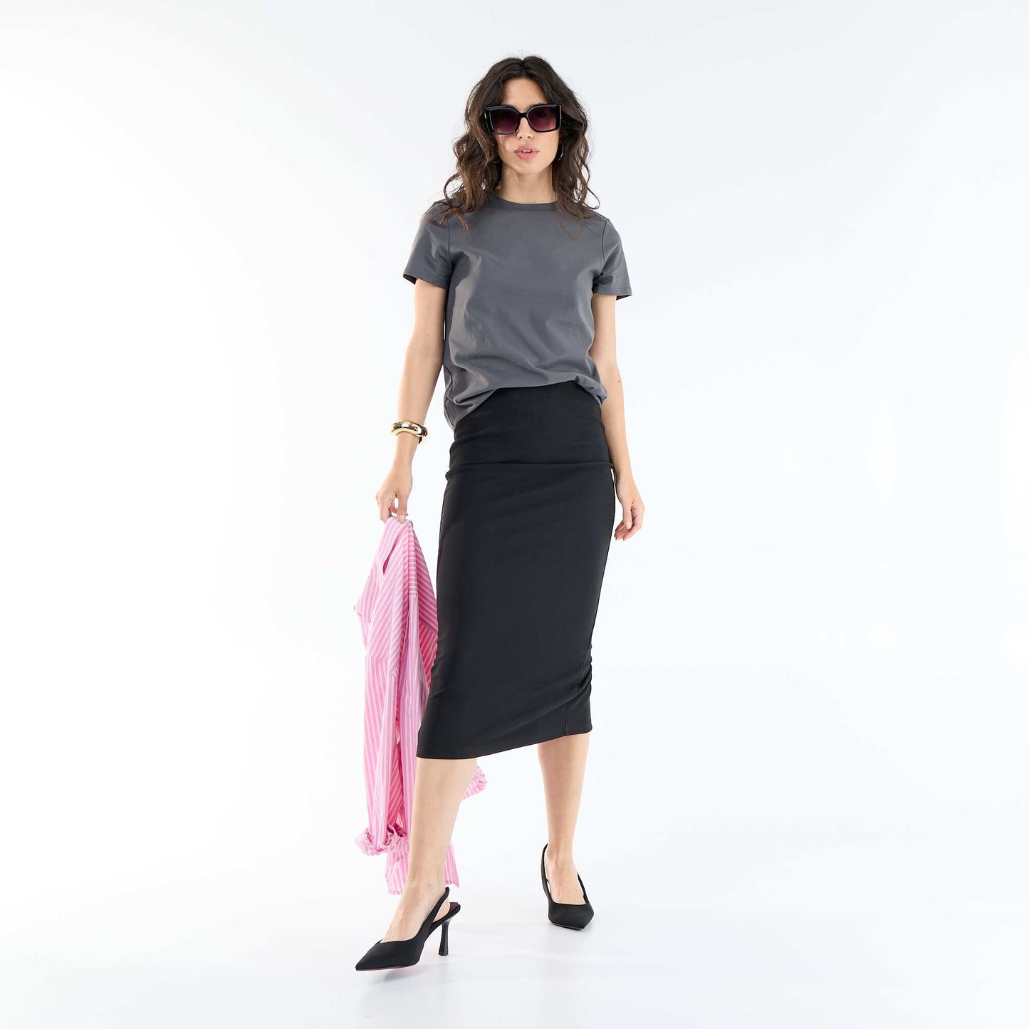 Short-Sleeve Jersey T-Shirt GREY