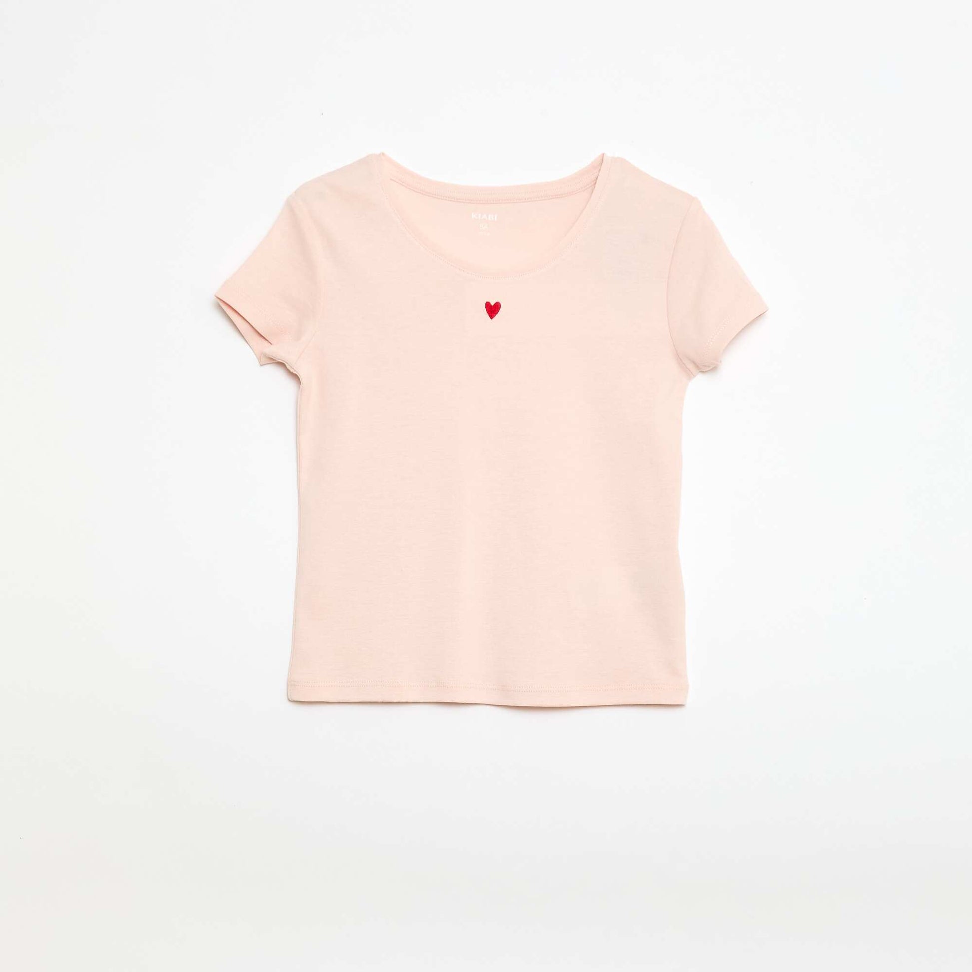 Poplin Long Pajamas - 2 Piece Set PINK