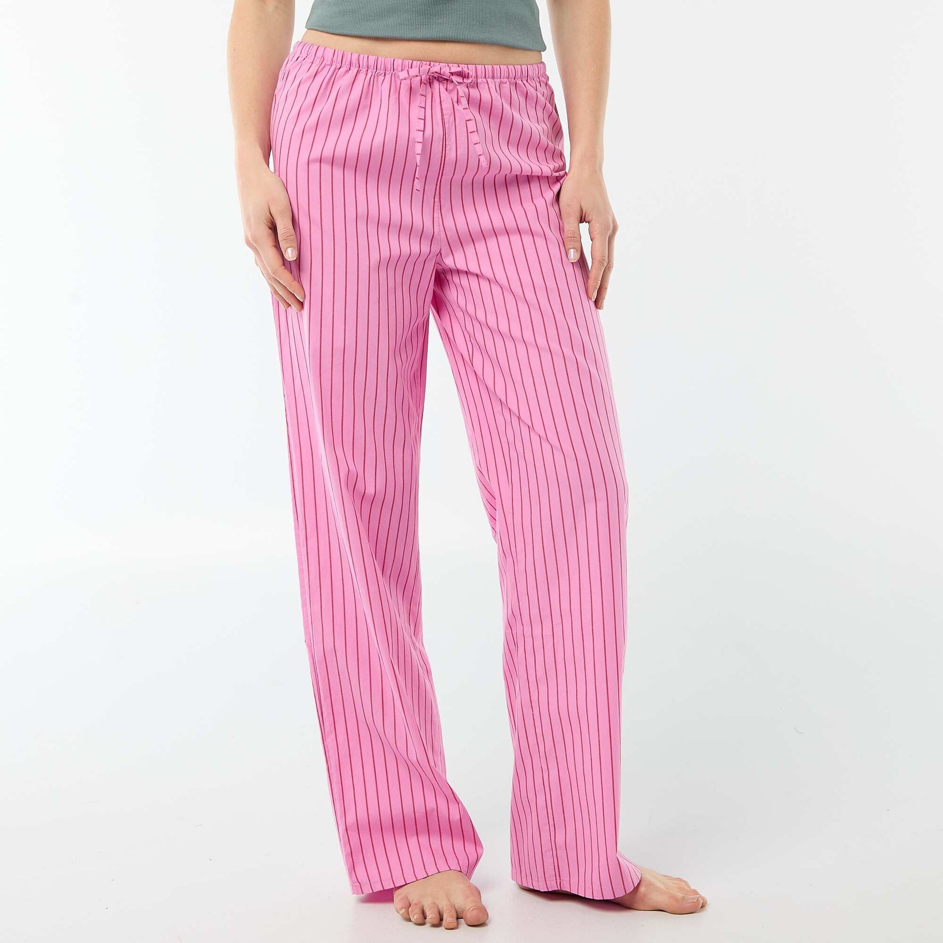 Poplin Pajama Pants PINK