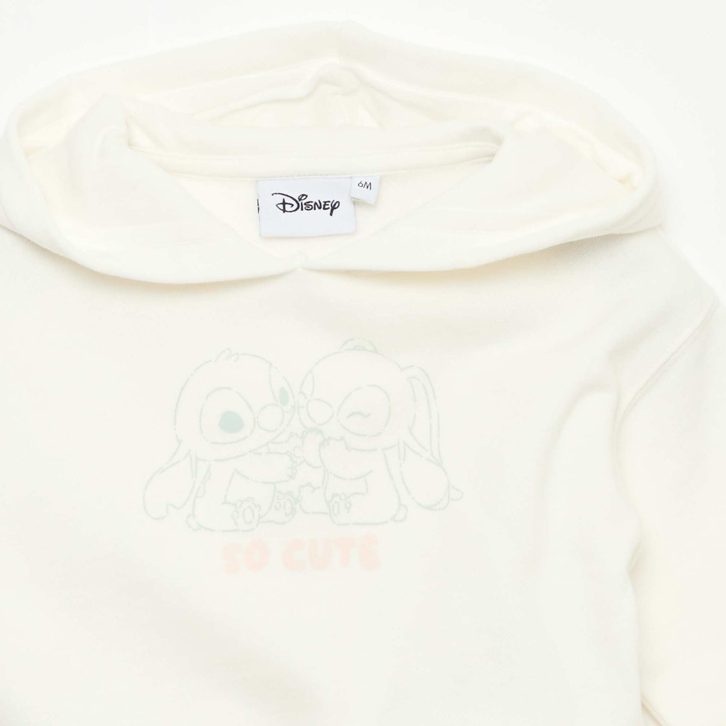 Disney hooded sweatshirt + leggings set WHITE