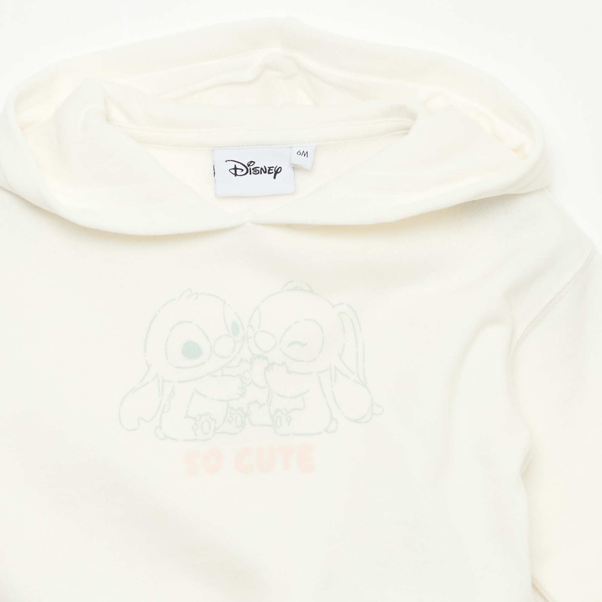 Disney hooded sweatshirt + leggings set WHITE