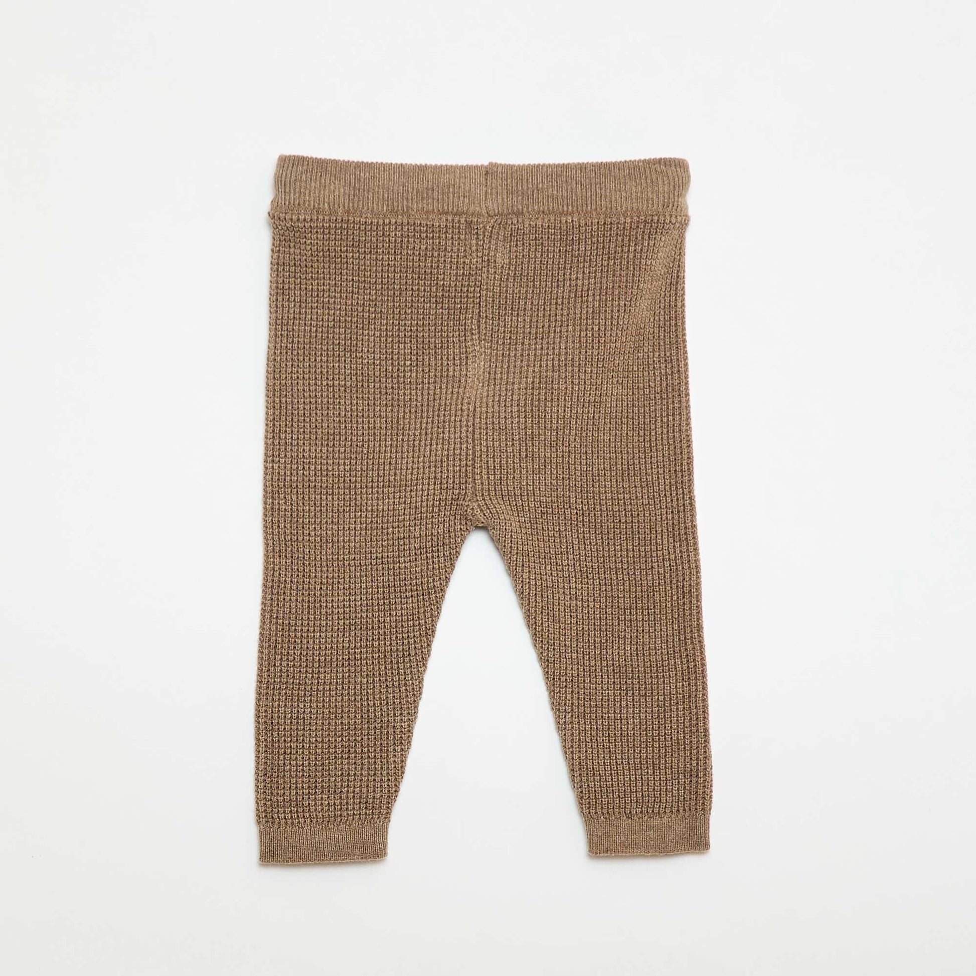 Cardigan Wrap and Knit Legging Set - 2 Piece BEIGE