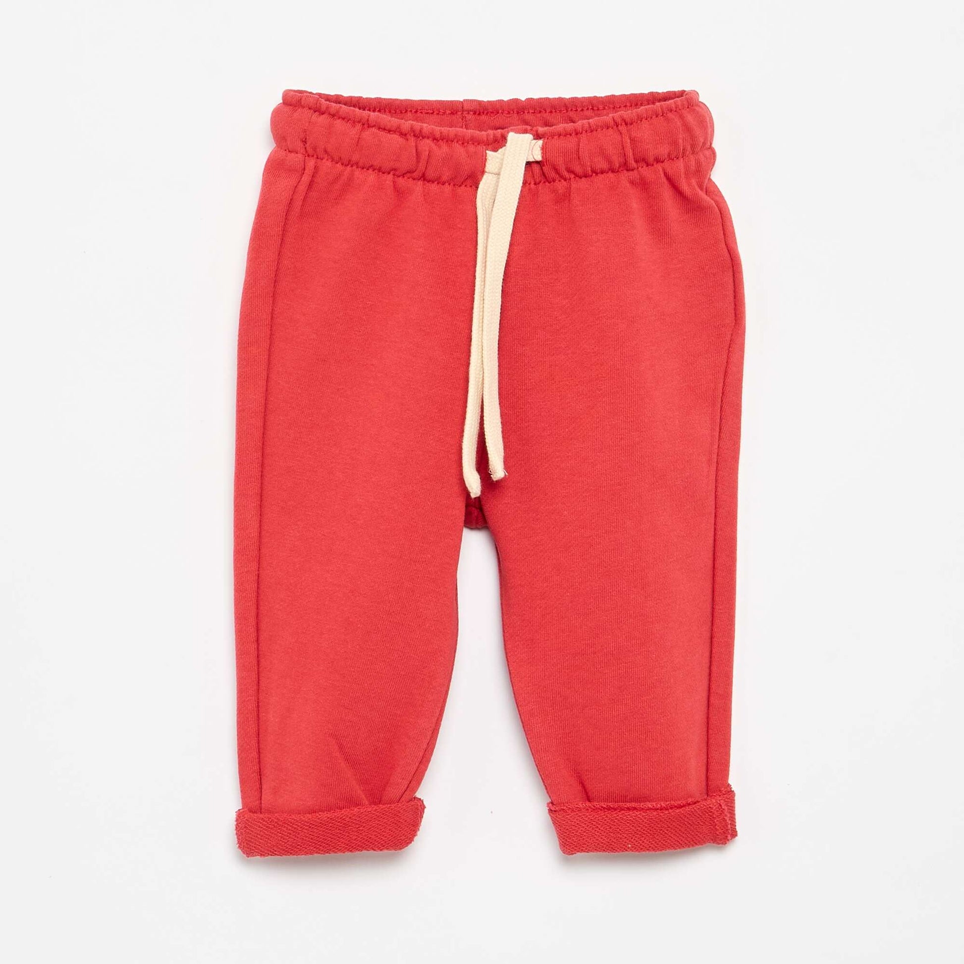 French Terry Jogger Pants RED