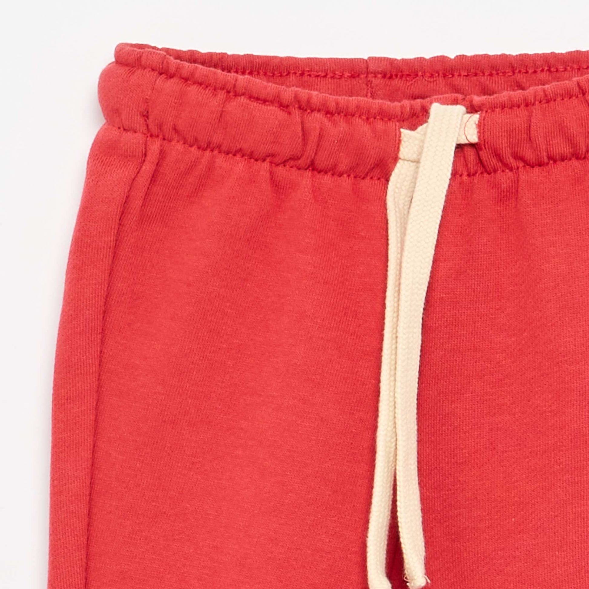 French Terry Jogger Pants RED