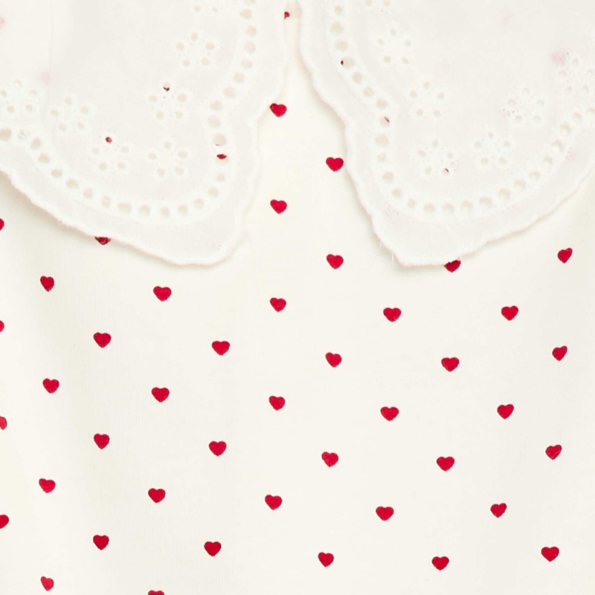 Peter Pan Collar Bodysuit WHITE