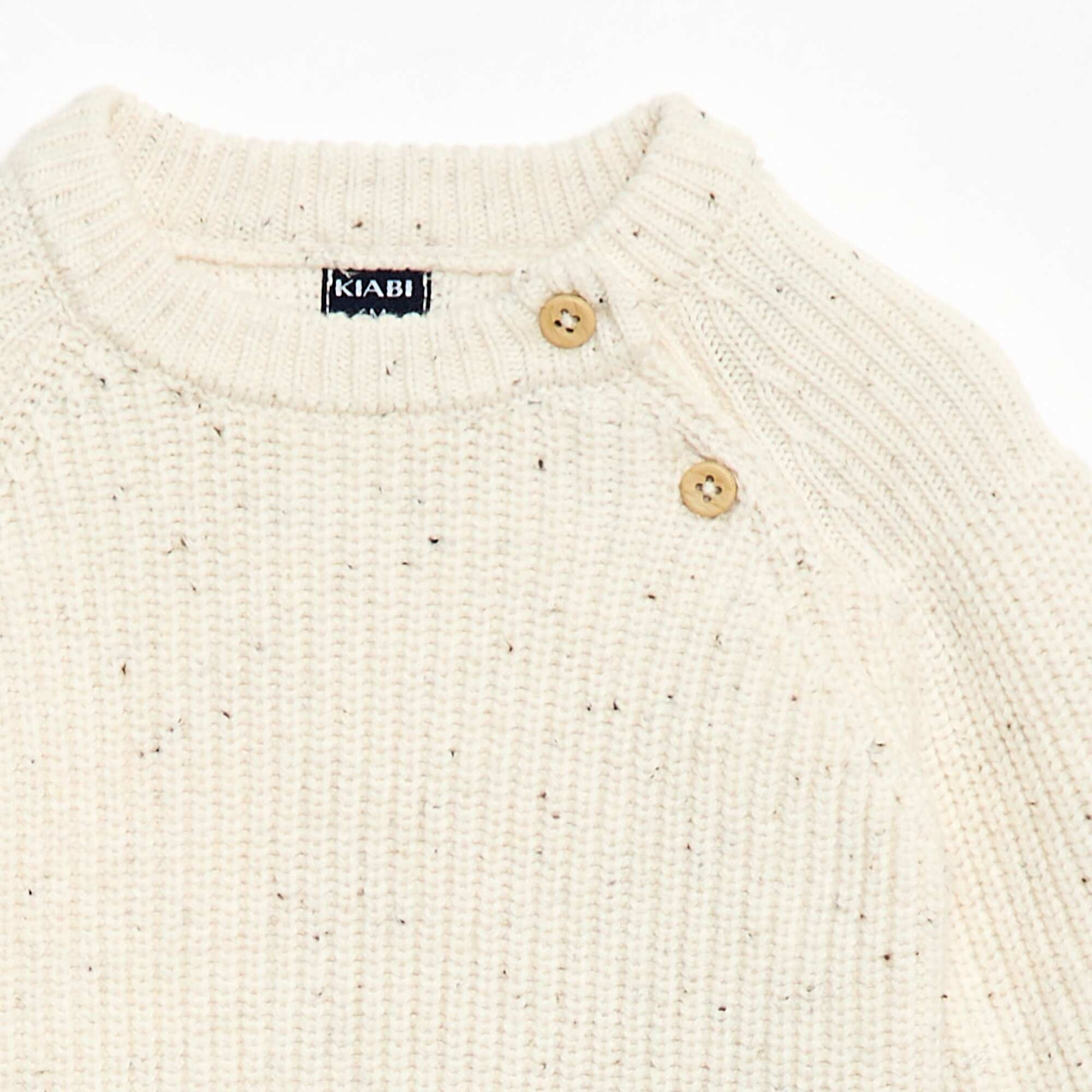 Marled Knit 2-Piece Set WHITE
