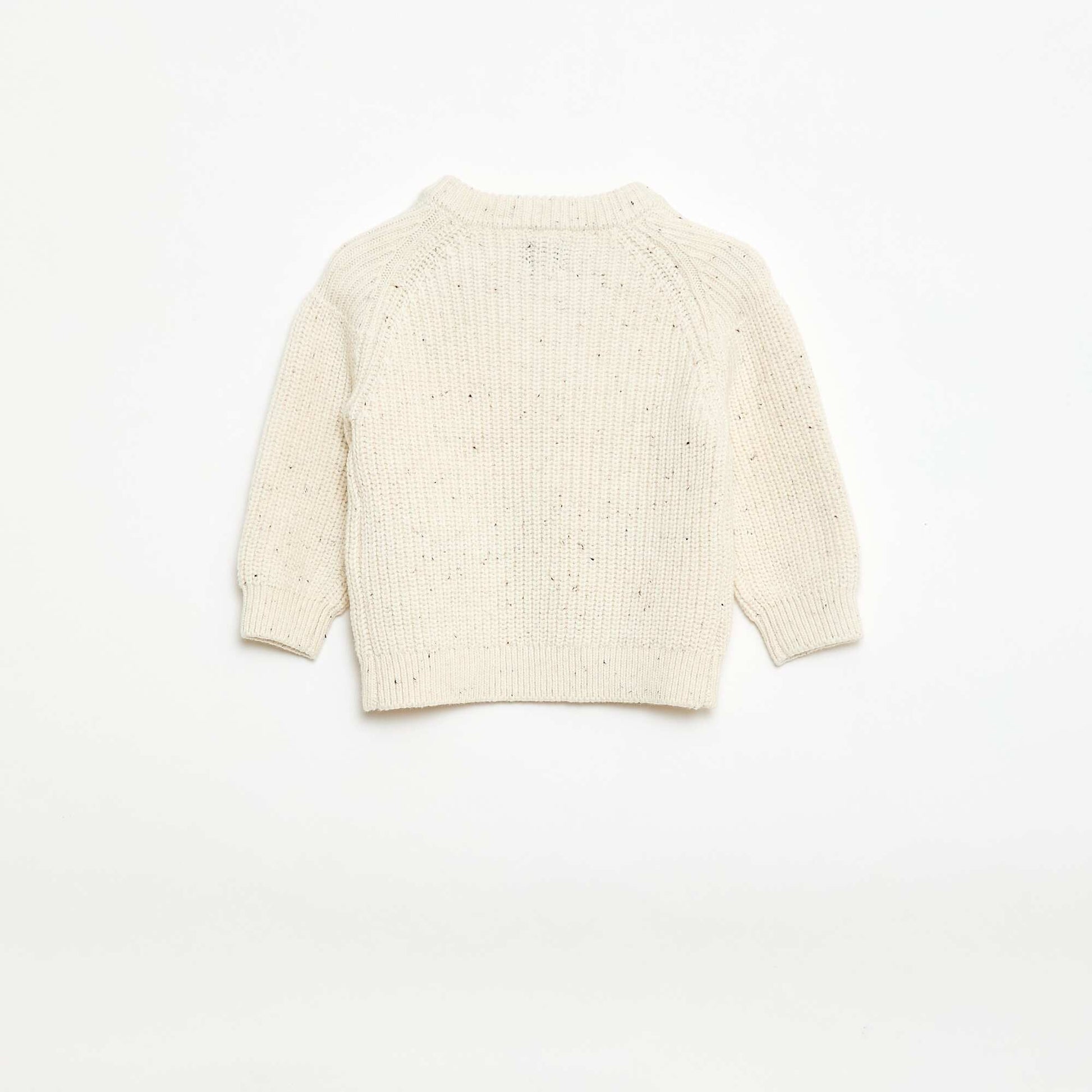 Marled Knit 2-Piece Set WHITE