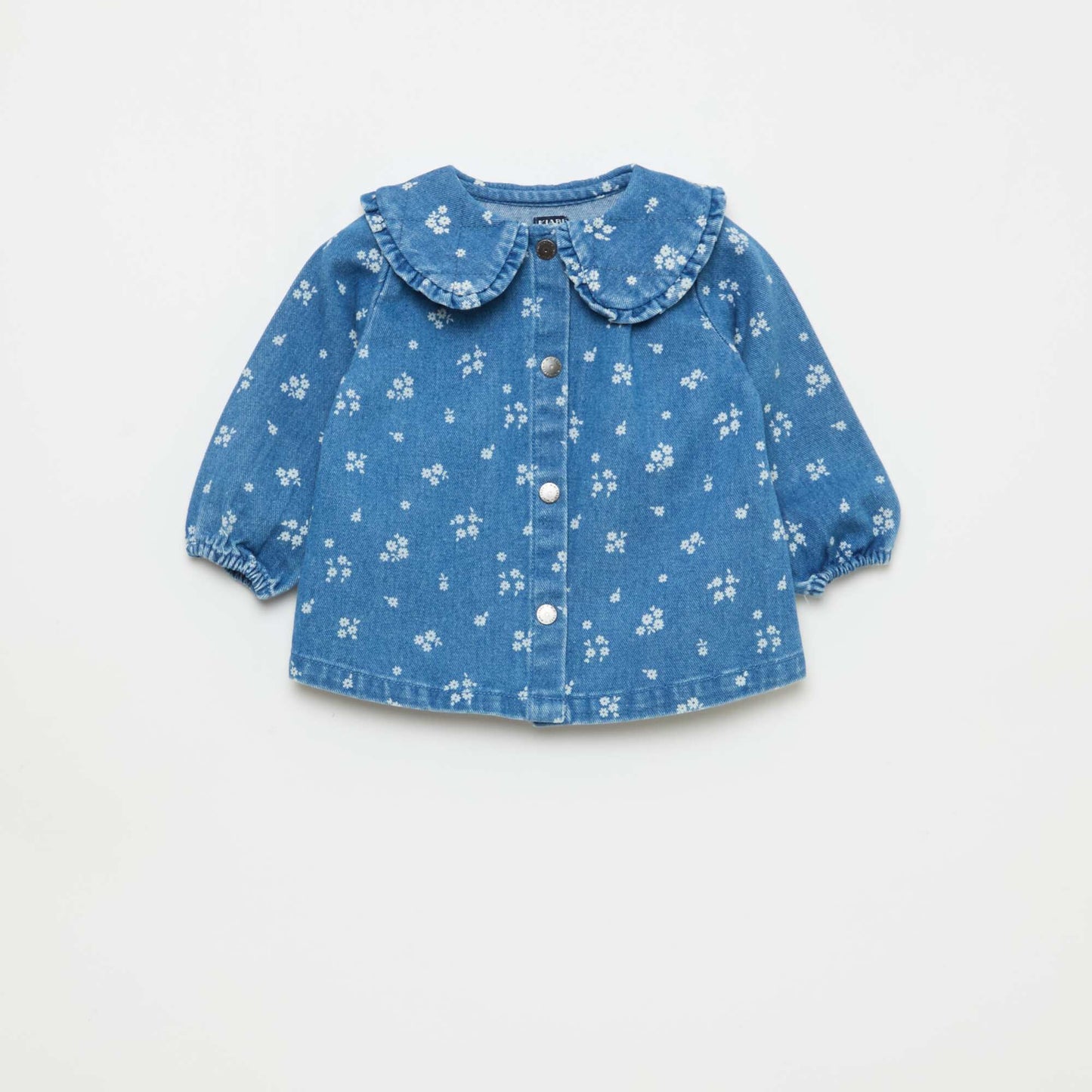 Denim Blouse + Leggings Set - 2 pieces BLUE