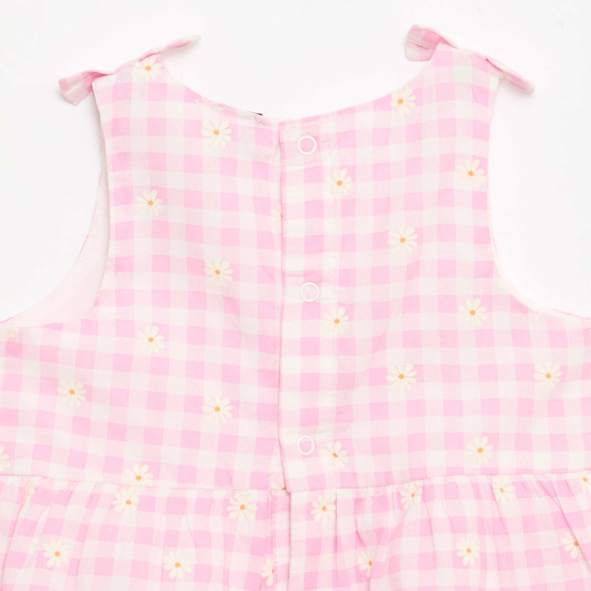 Sleeveless flared dress PINK