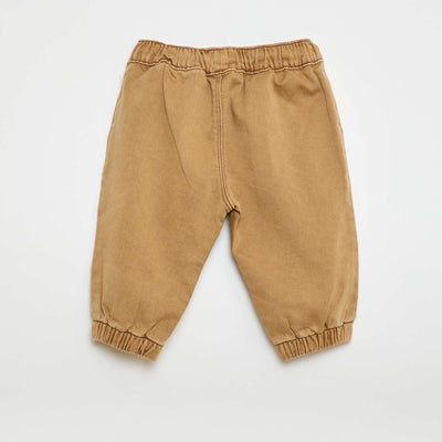 Relaxed Fit Trousers BEIGE