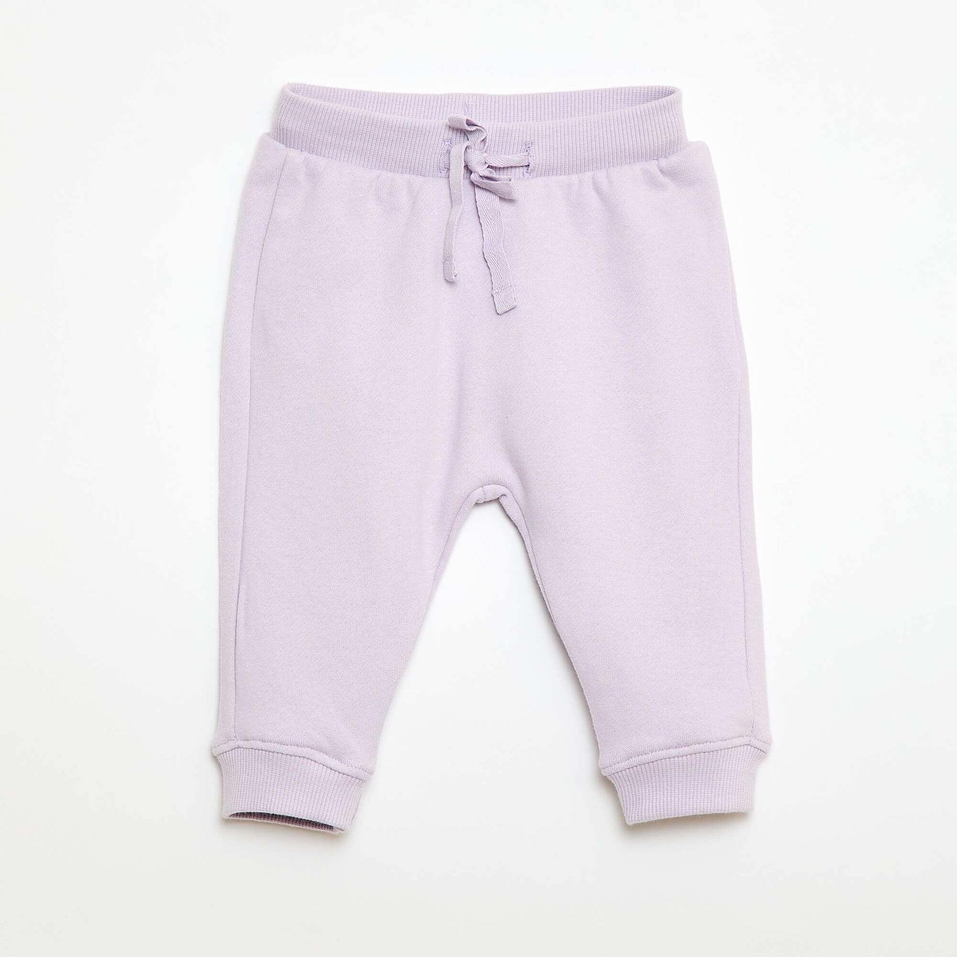 Sweatshirt and Fancy Joggers Set PURPLE