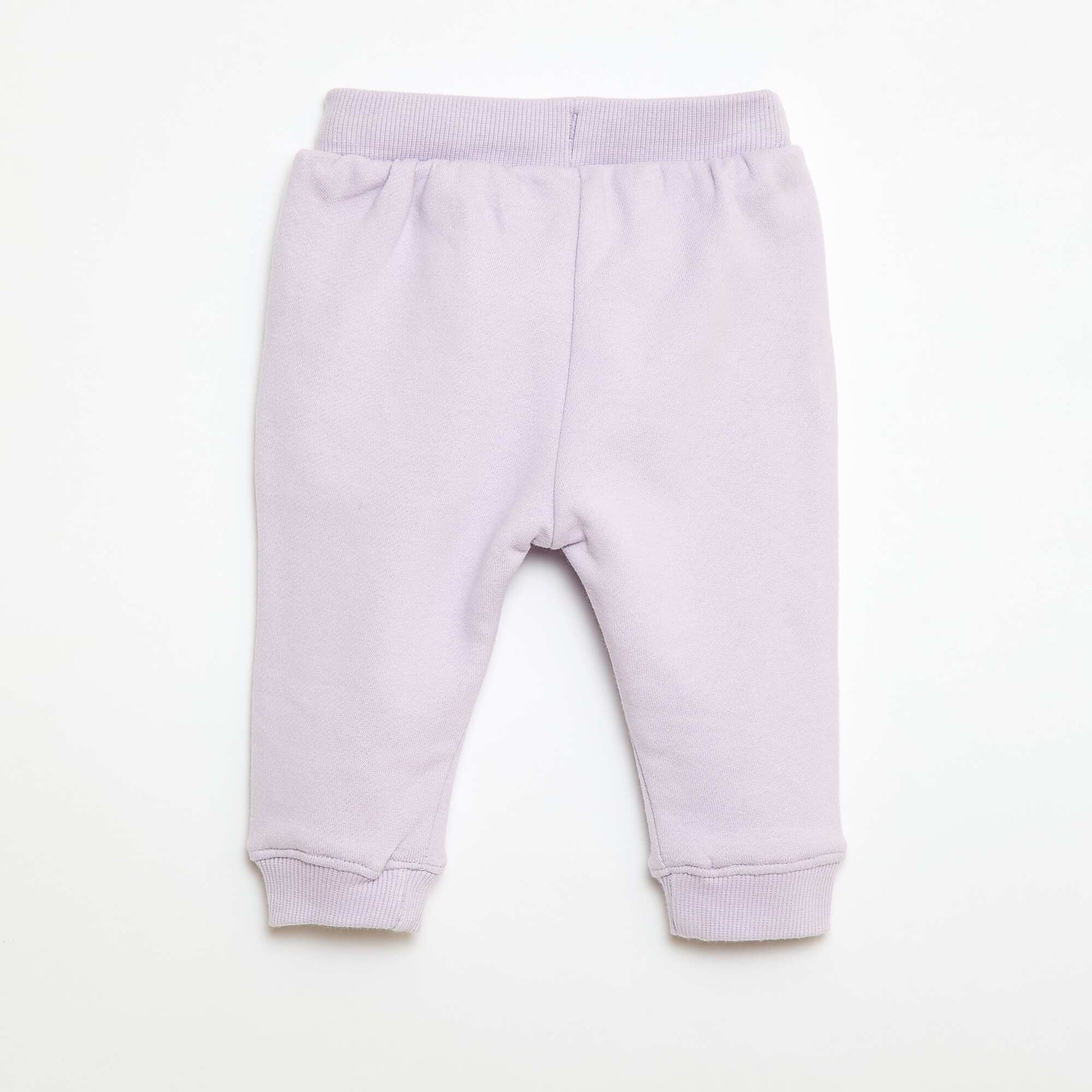 Sweatshirt and Fancy Joggers Set PURPLE