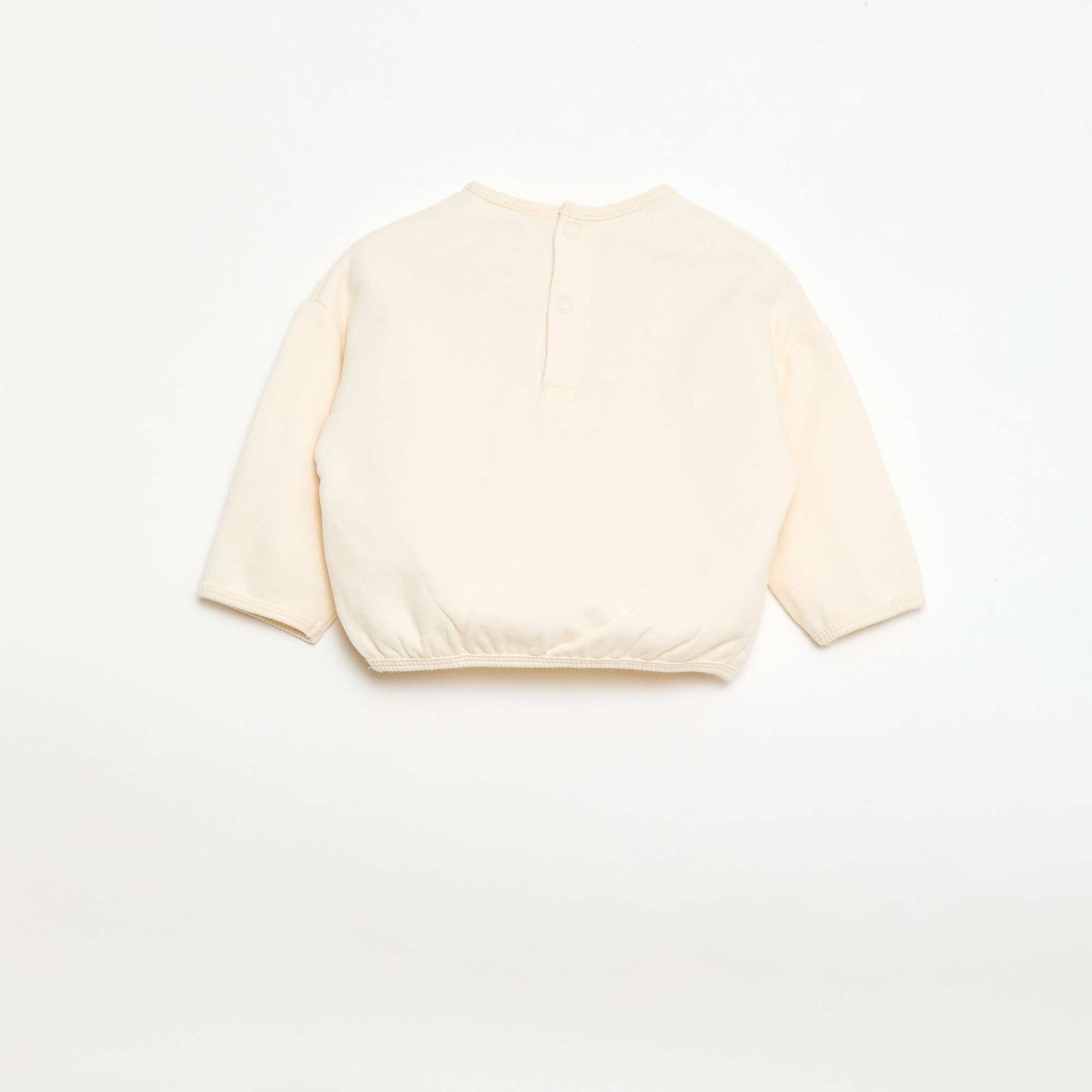 Sweatshirt and patterned jogging set WHITE