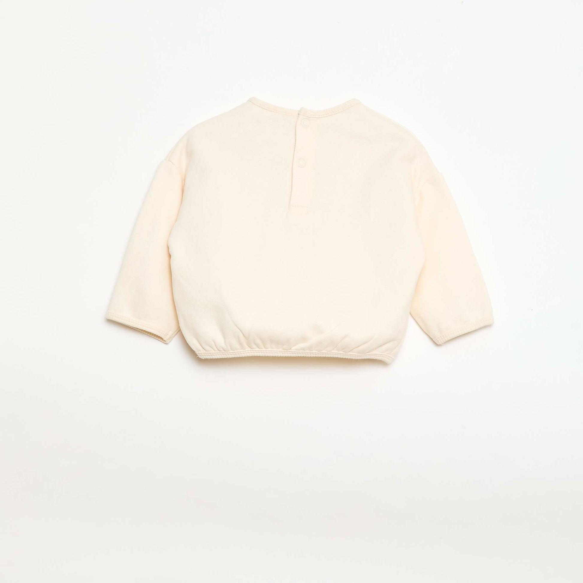 Sweatshirt and patterned jogging set WHITE
