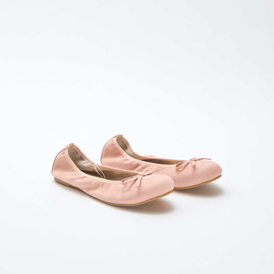 Plain Flat Ballerina Shoes BEIGE