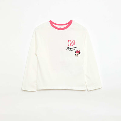 Printed 'Minnie' 'Disney' T-shirt WHITE